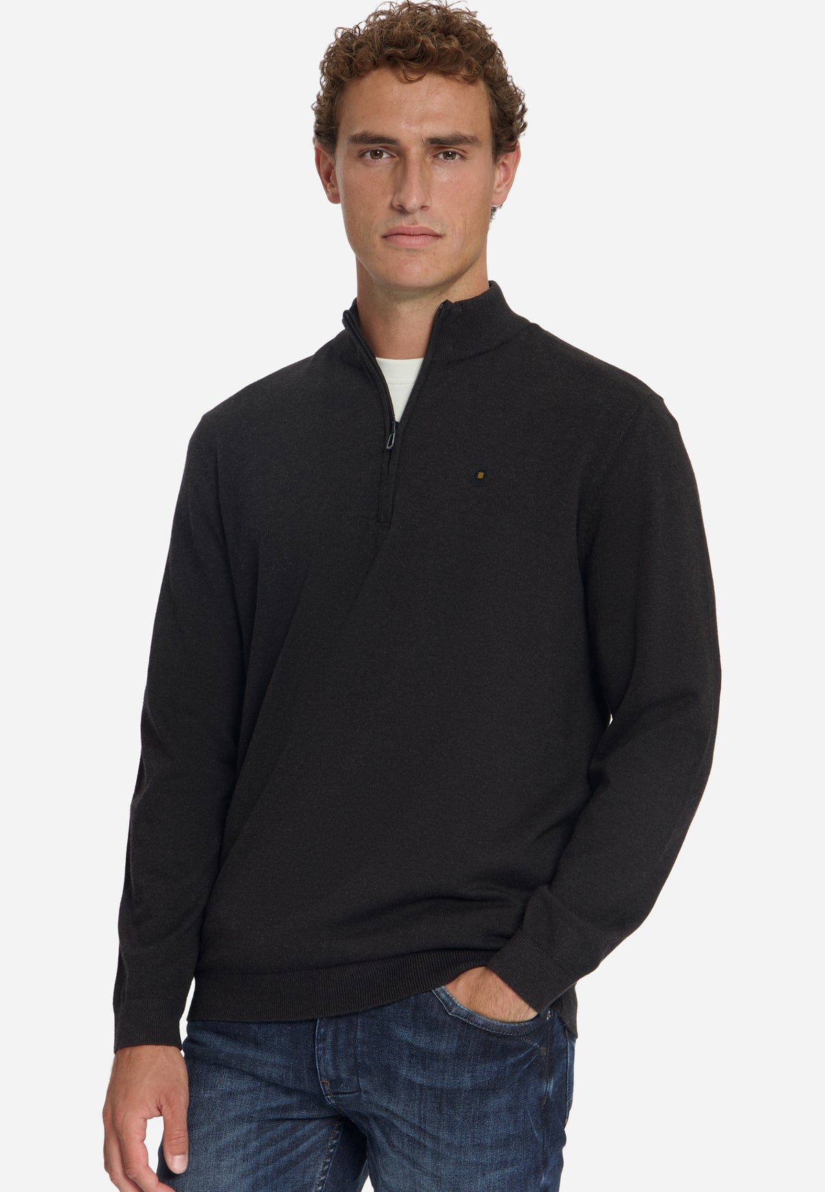 No Excess Herren Pullover Dark Brown