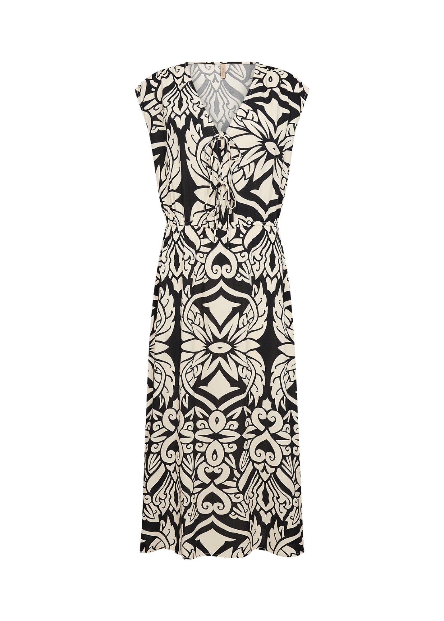 Soya Concept Damen Kleider Black Combi