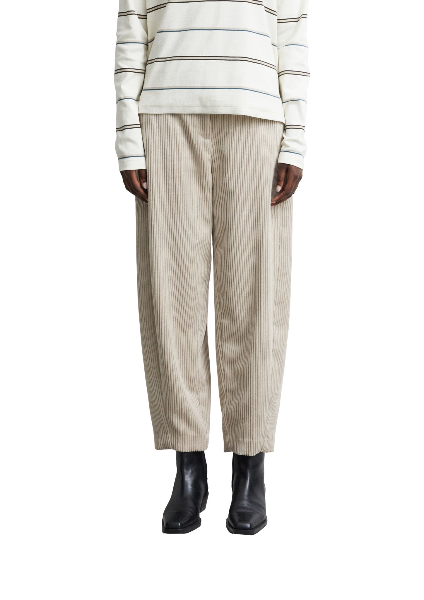 Comma Damen Hosen Brown