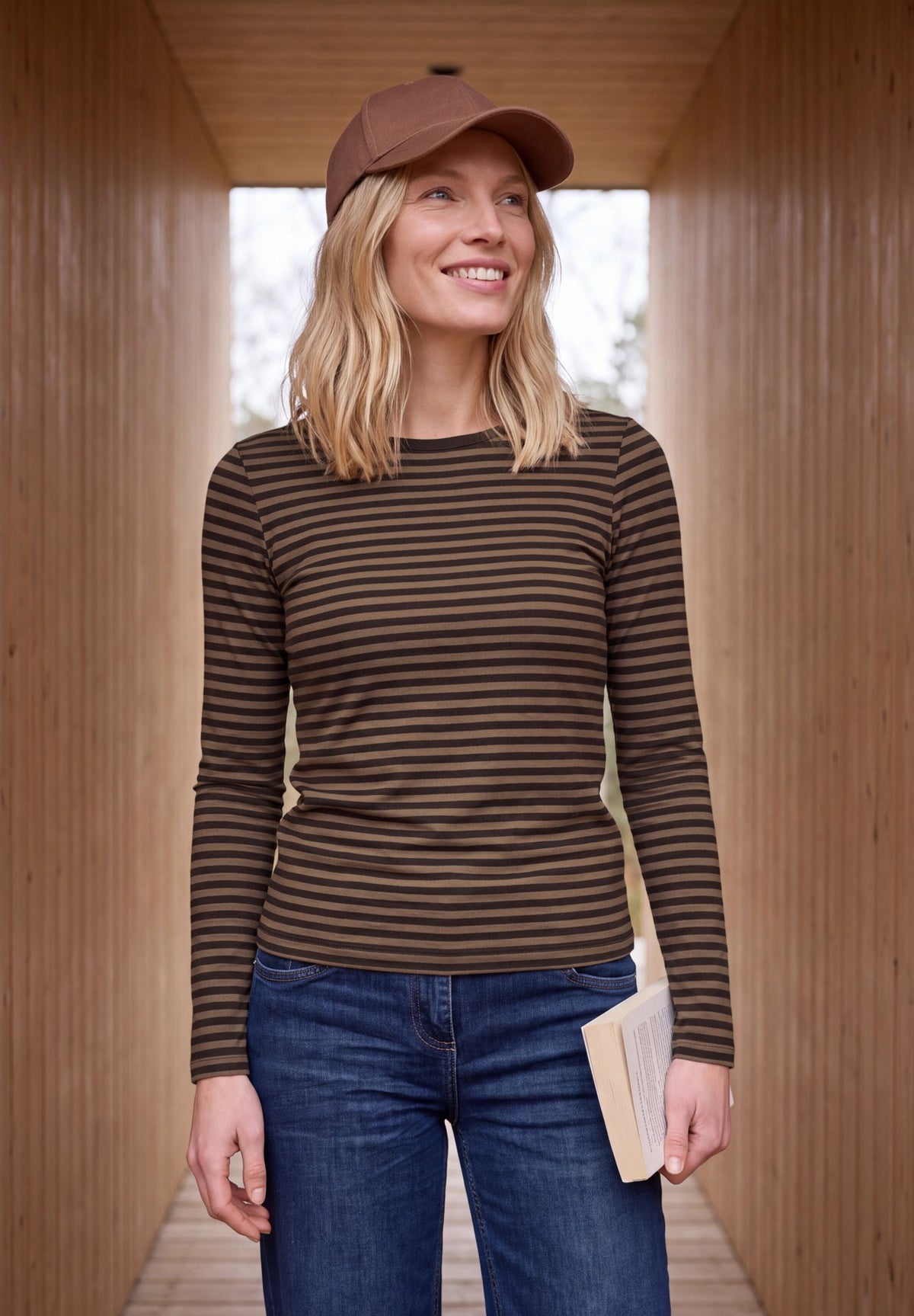 Cecil Damen T-Shirts  Truffle B