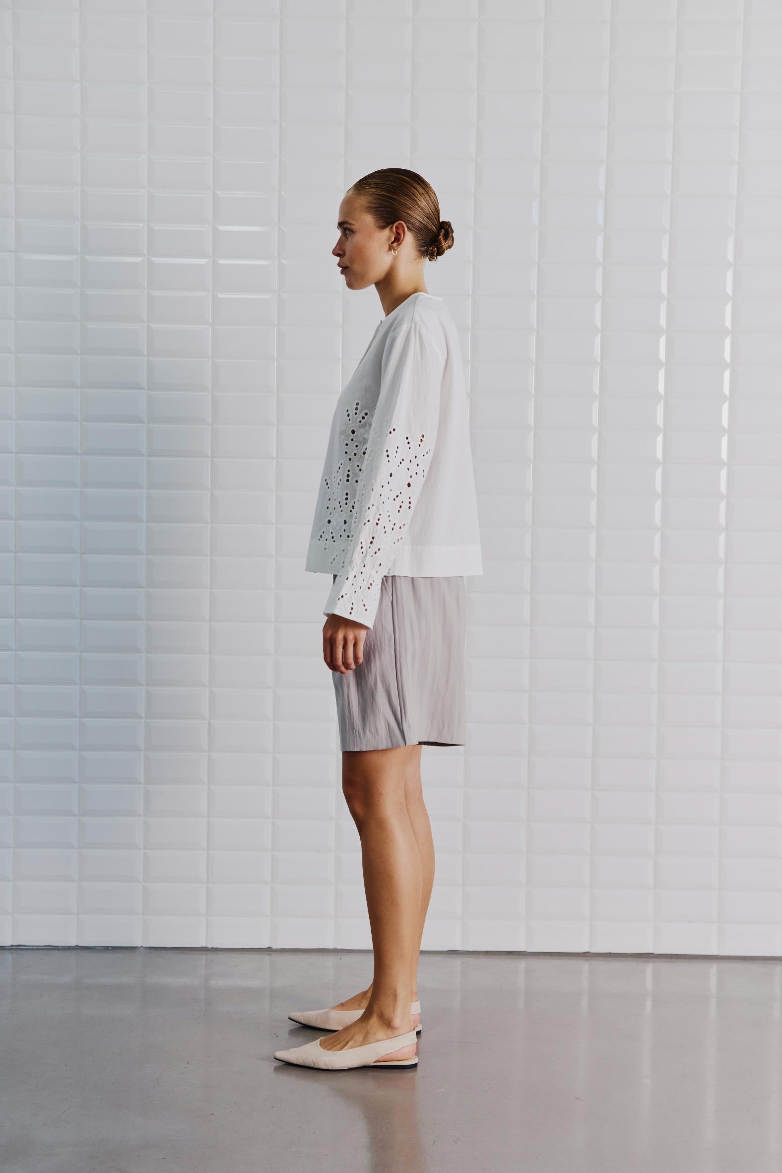 Withblack Damen Tops White