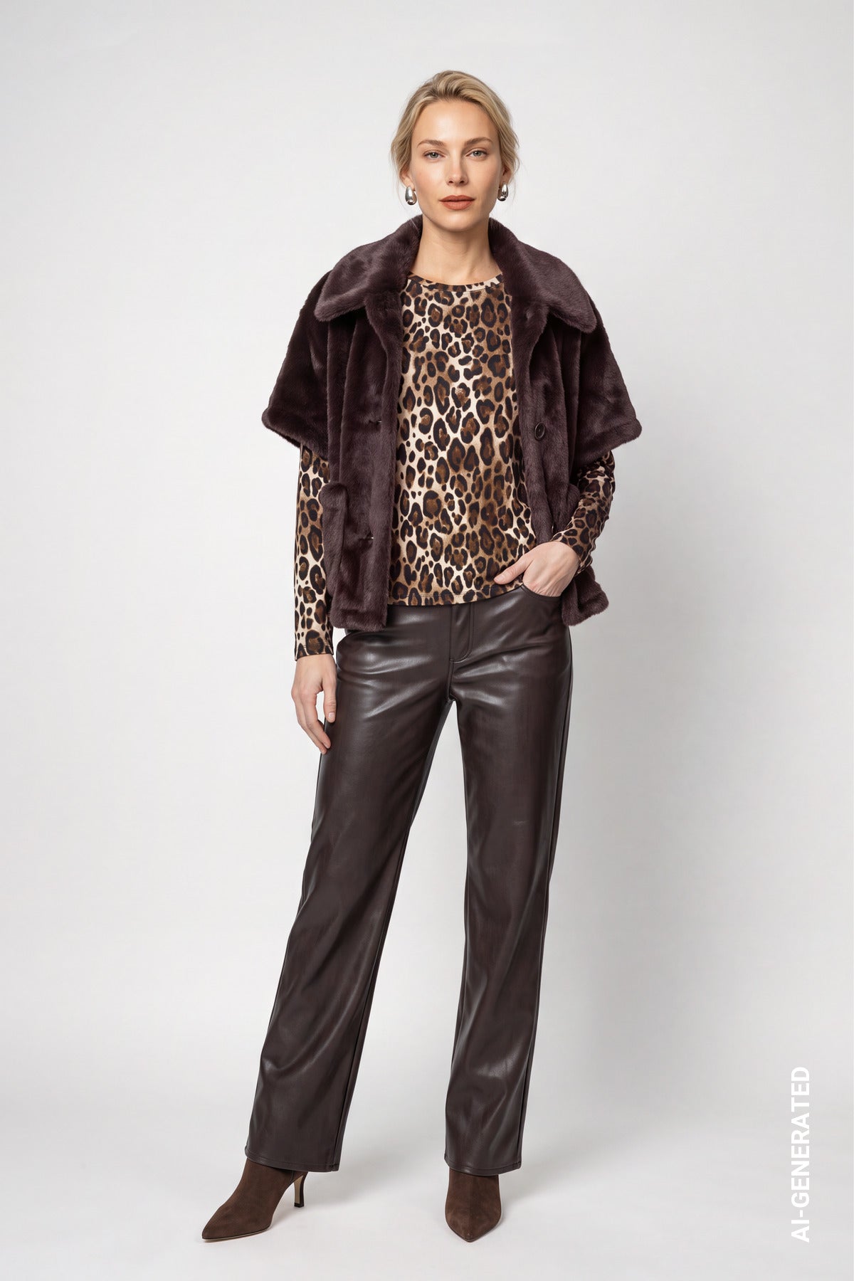 Monari Damen Jacken Black Coffe