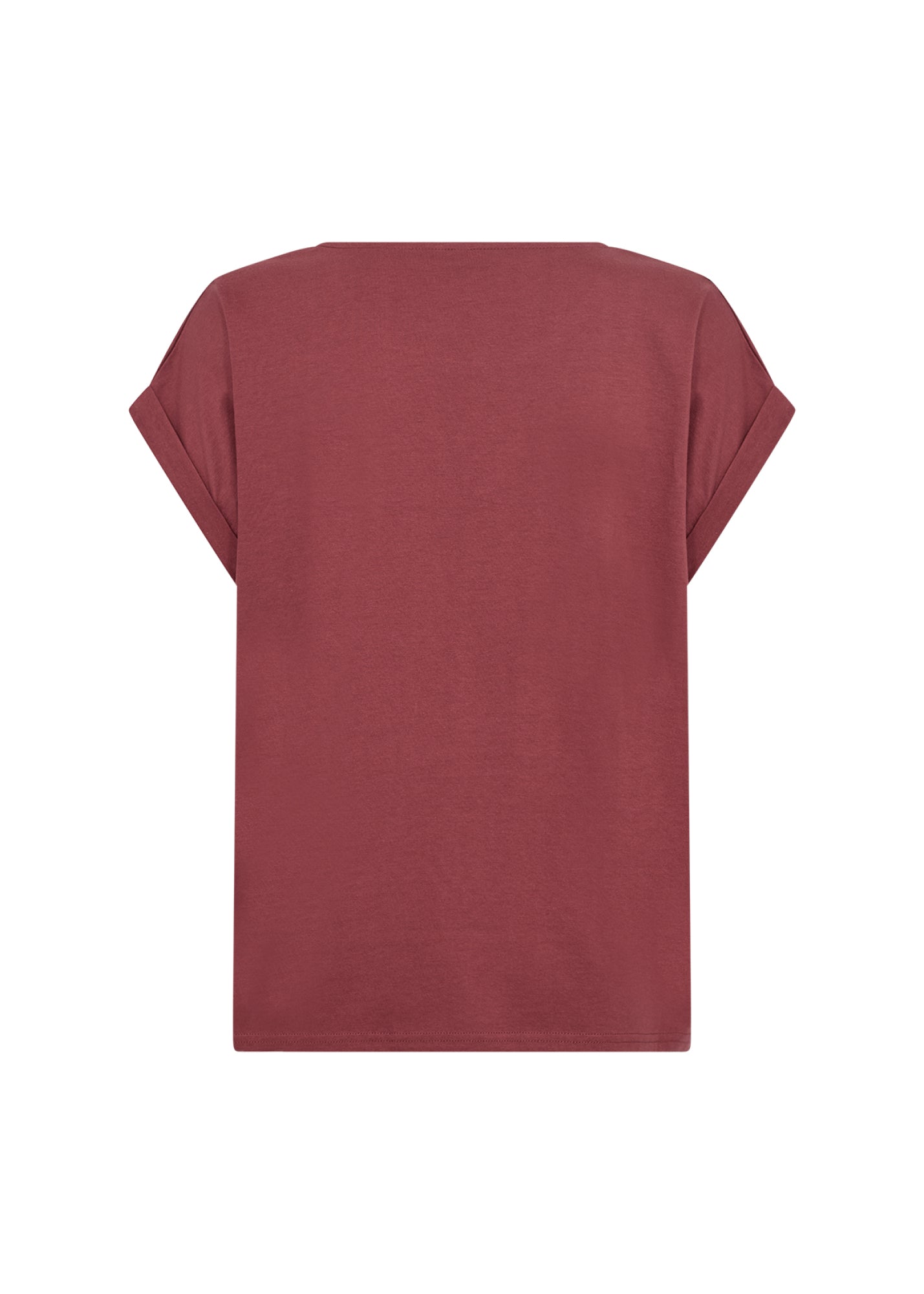 Soya Concept Damen Blusen kurz Oxblood Red Com