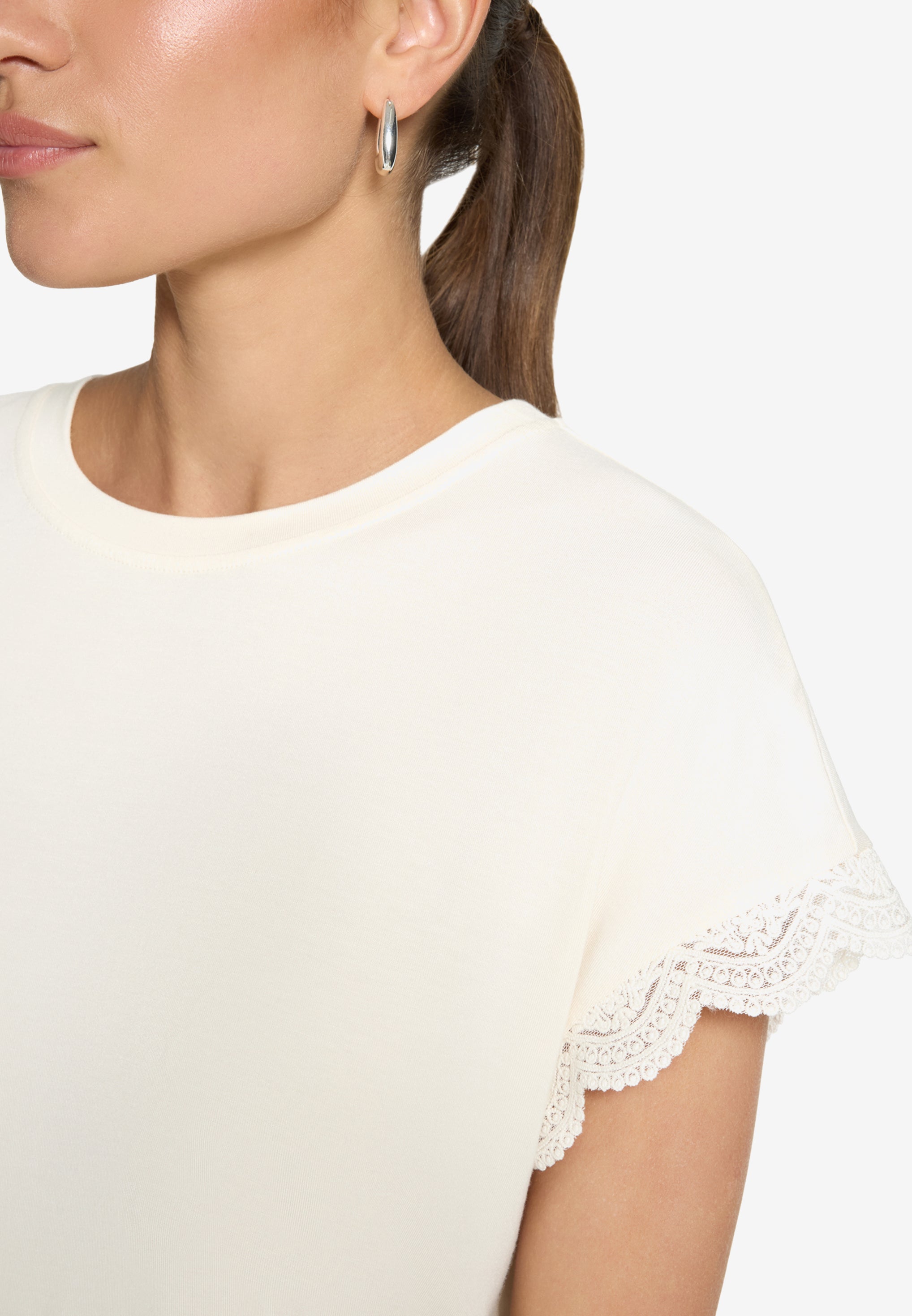 Zero Damen T-Shirts Eggnog