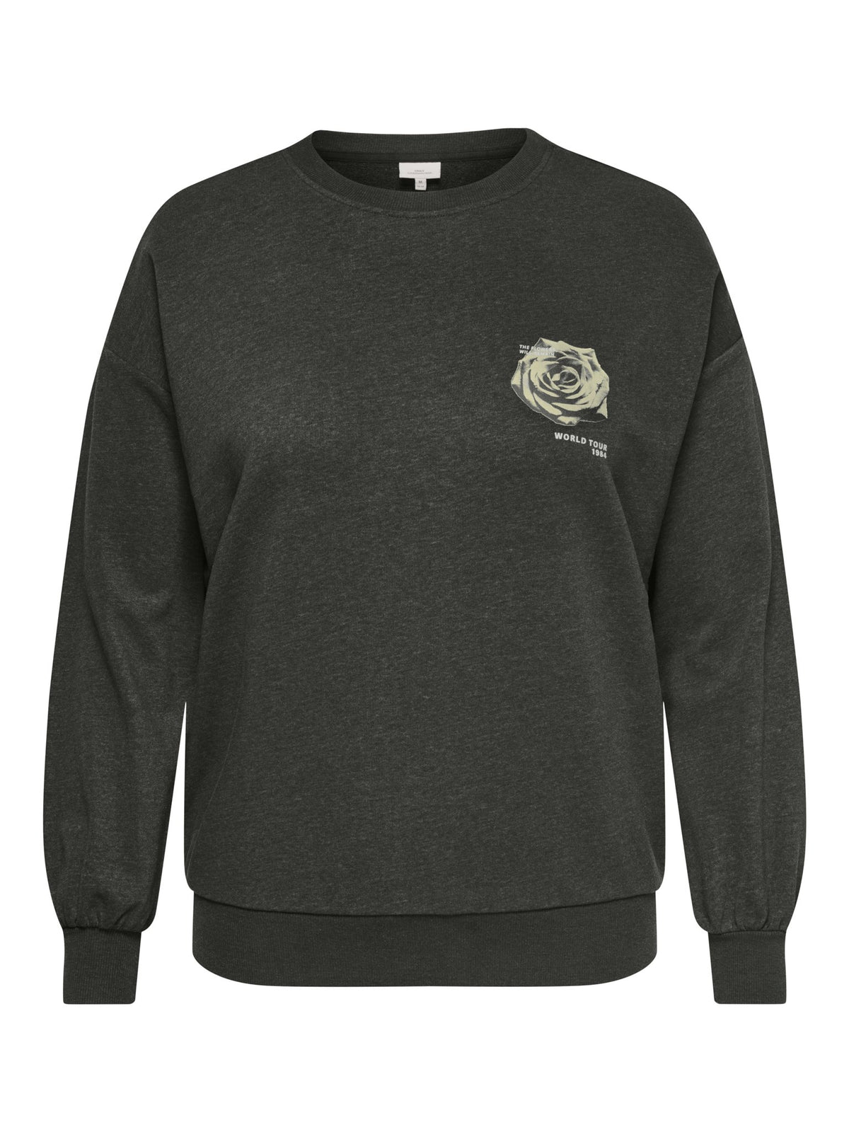 Only Carmakoma Damen Sweatshirts Black/Noire