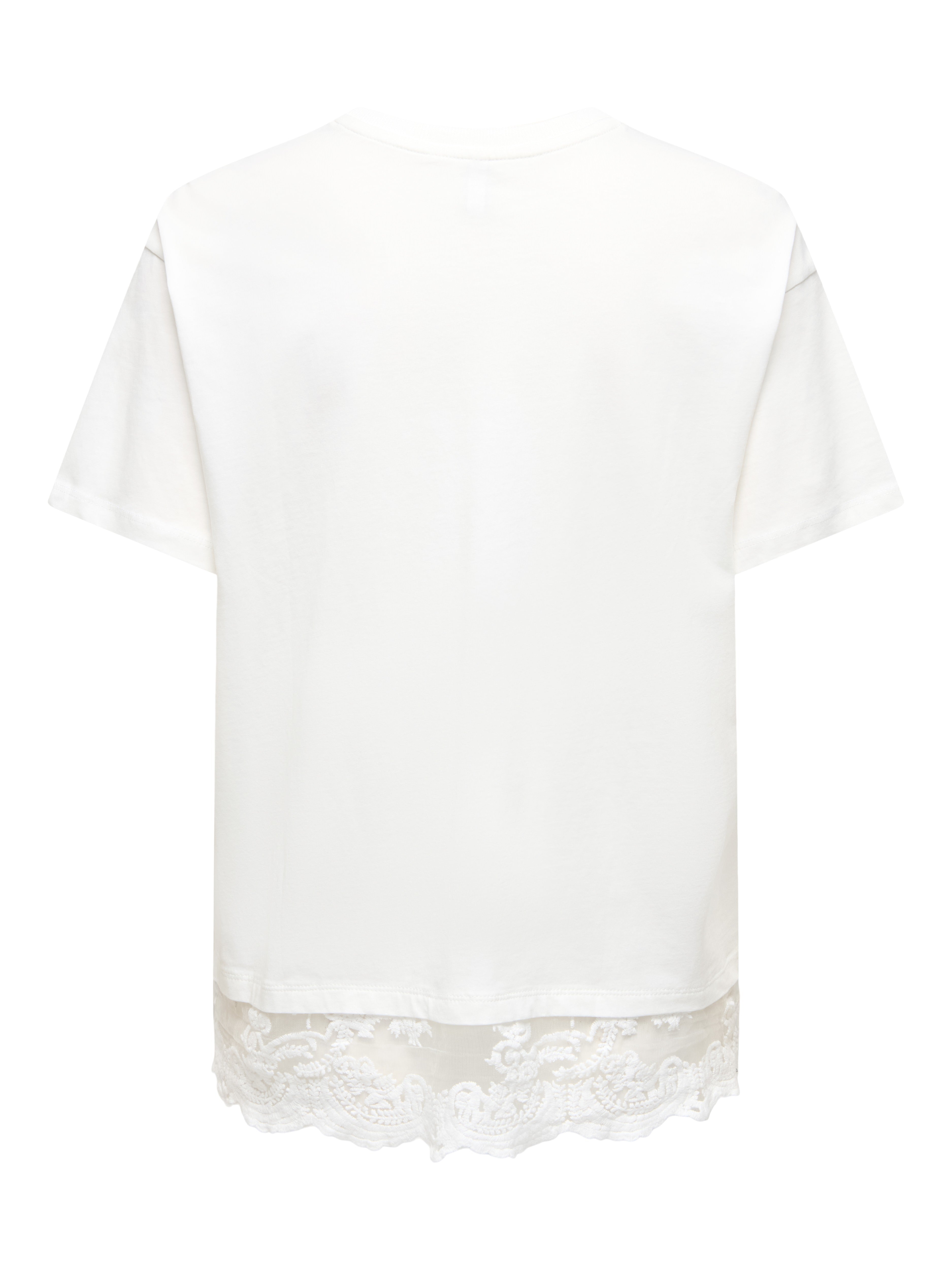 only Damen T-Shirts Cloud Dancer/Cl