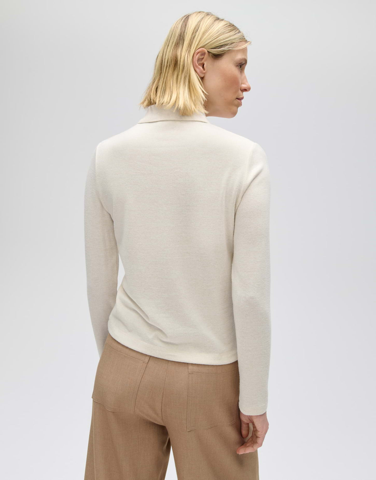 Opus Damen T-Shirts Soft Cream