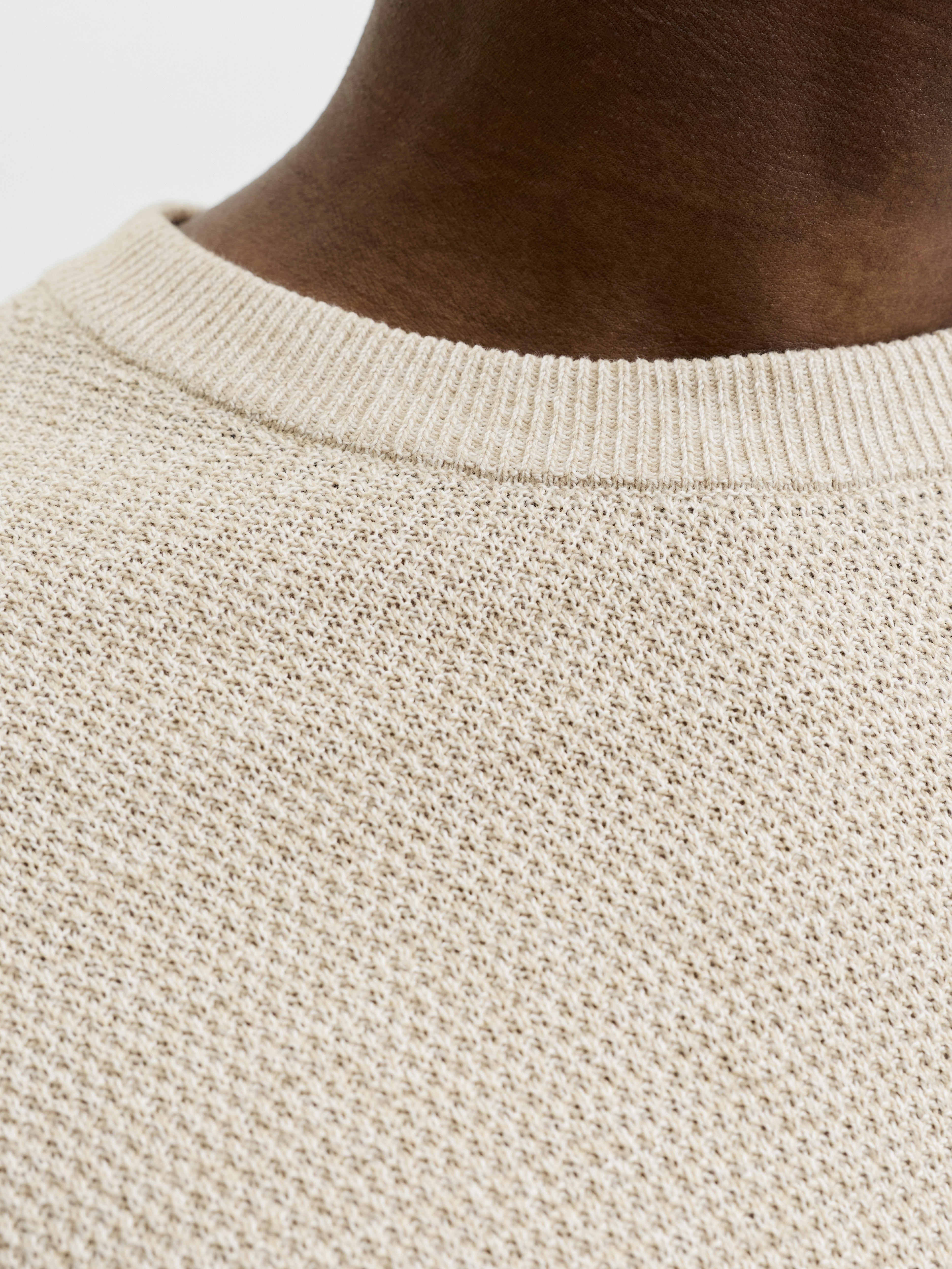 Jack & Jones Herren Pullover Greige/Twist