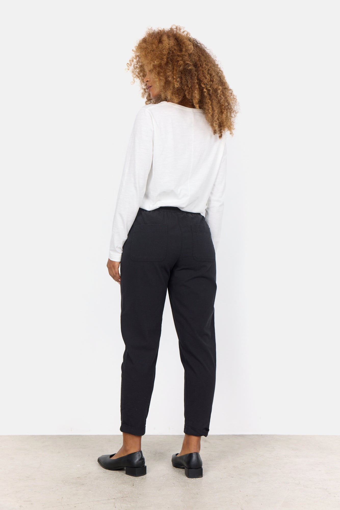 Soya Concept Damen Hosen Black