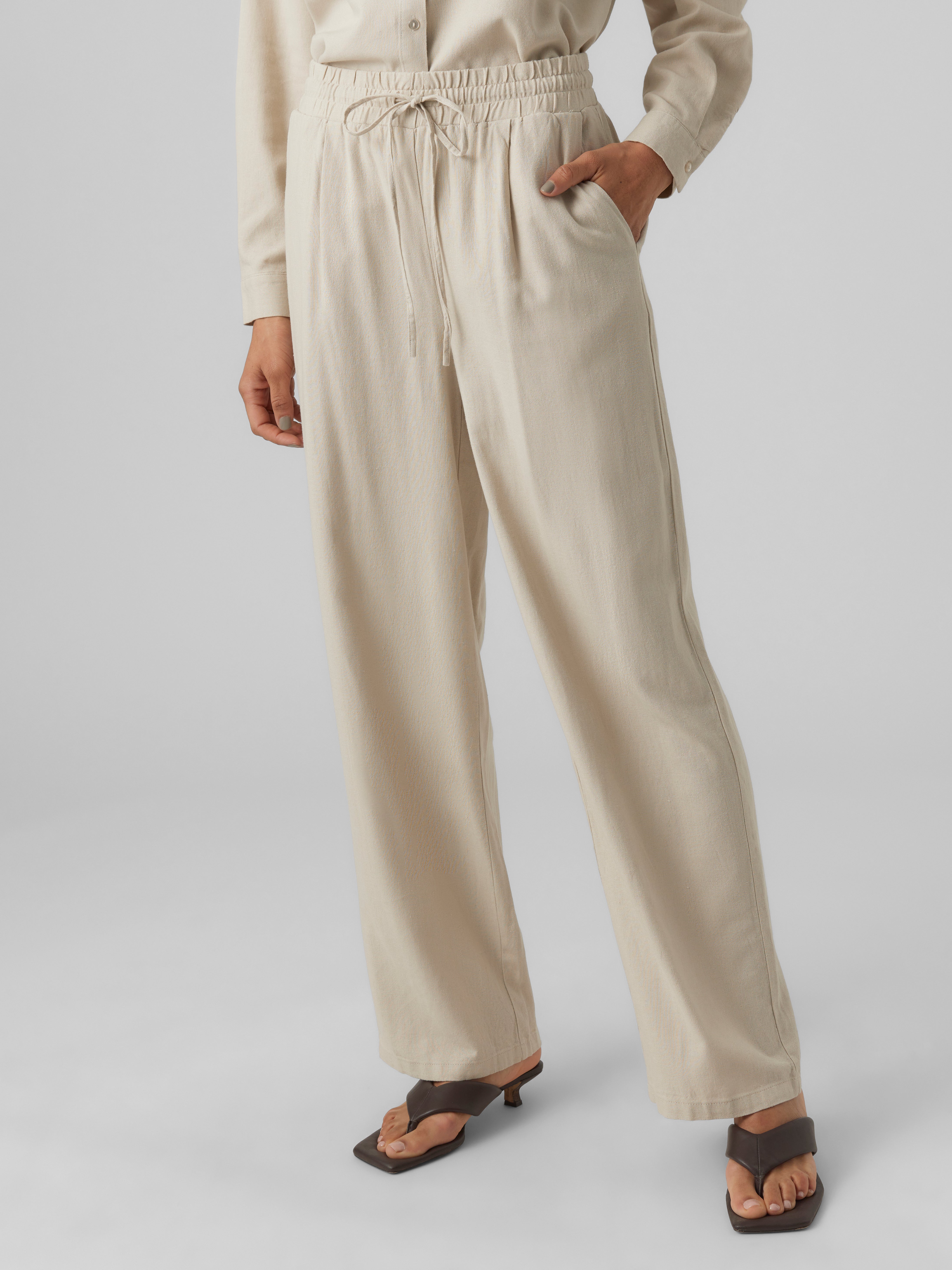 Vero Moda Damen Hosen Silver Lining