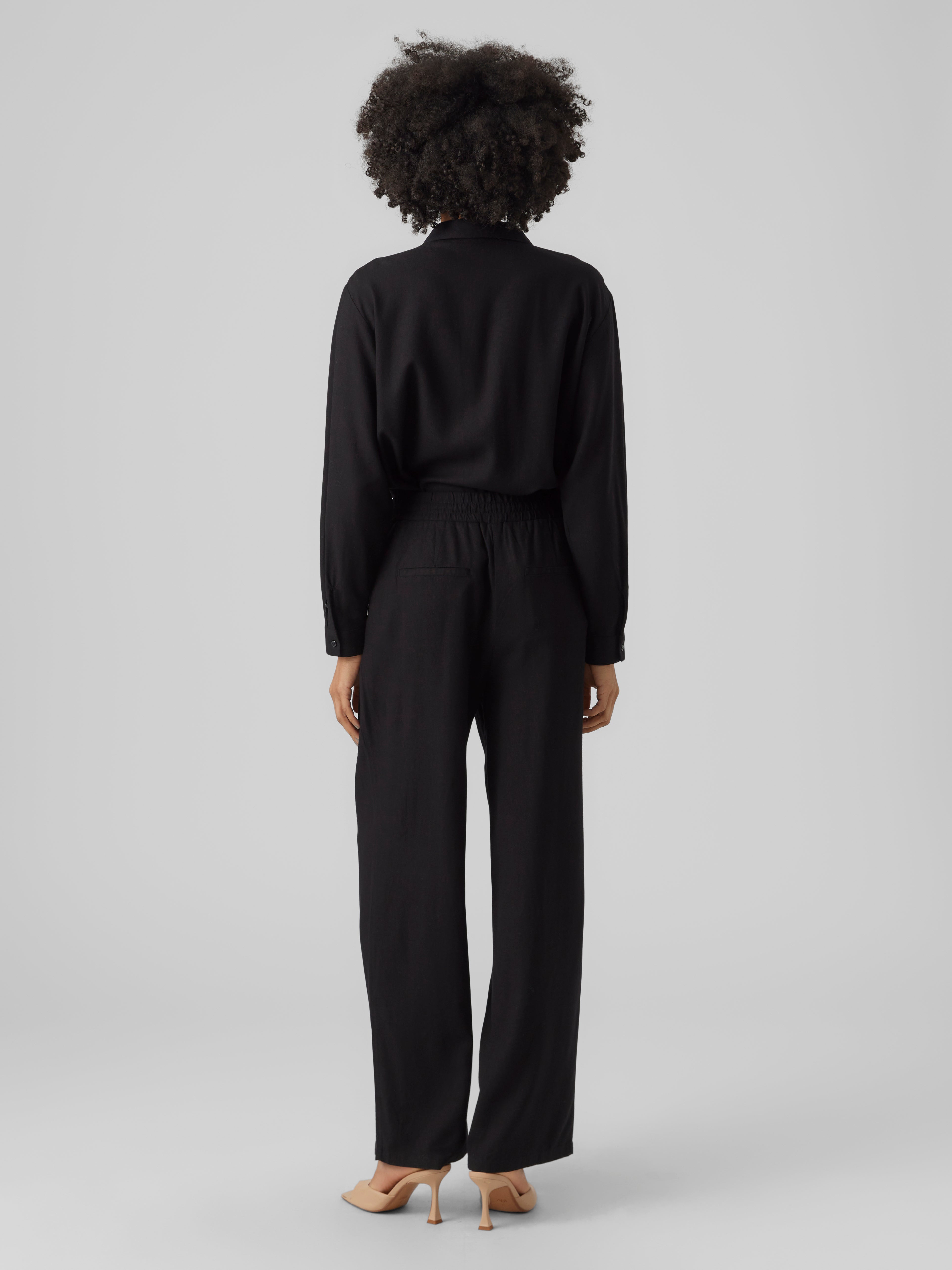 Vero Moda Damen Hosen Black