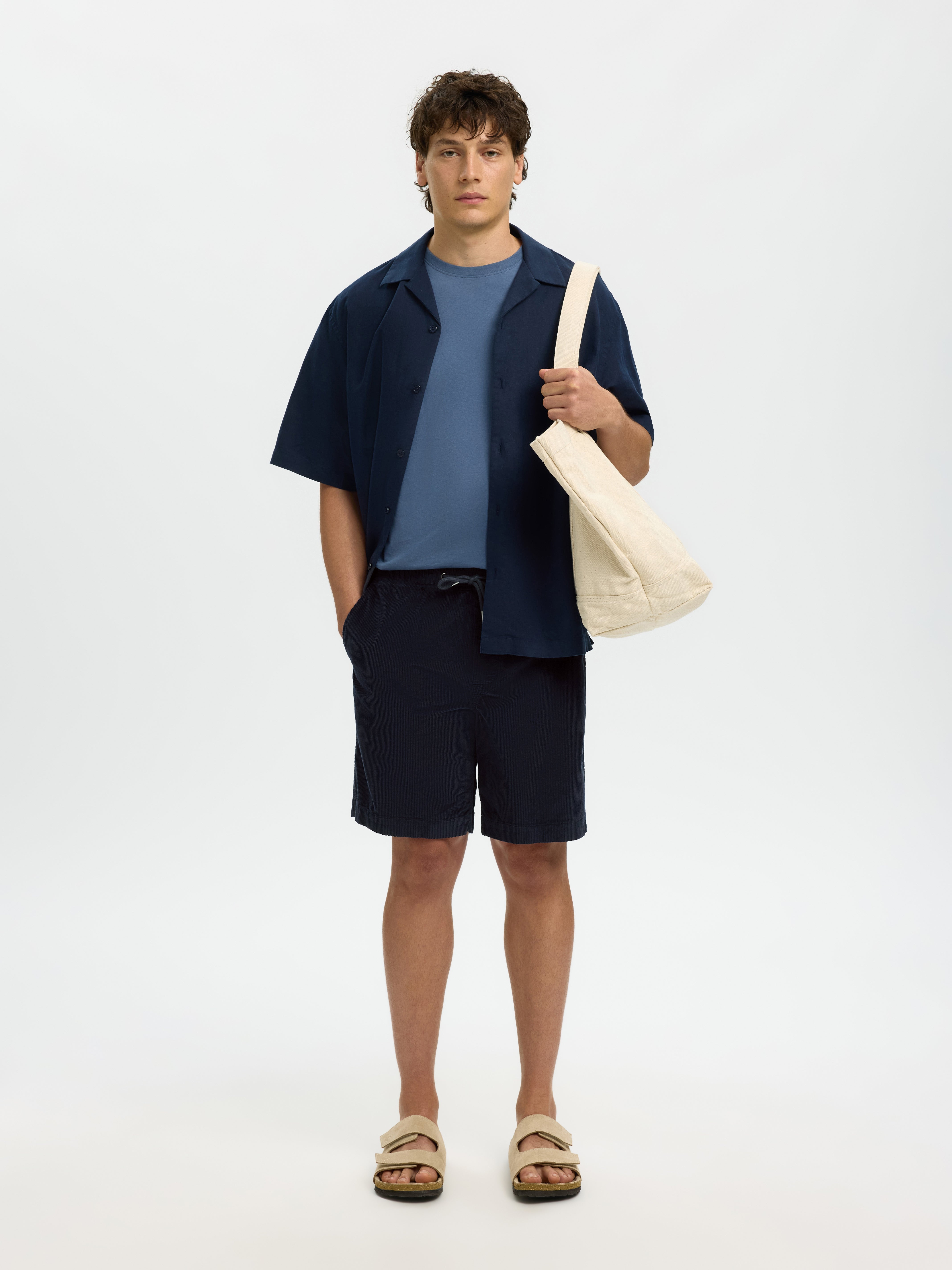 Selected homme Herren Shorts  Sky Capt