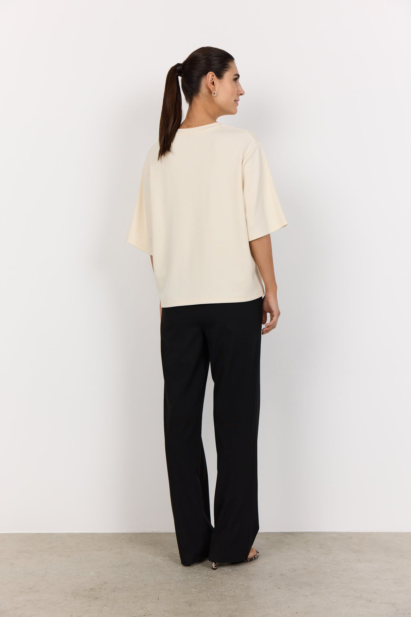 Soya Concept Damen T-Shirts Cream