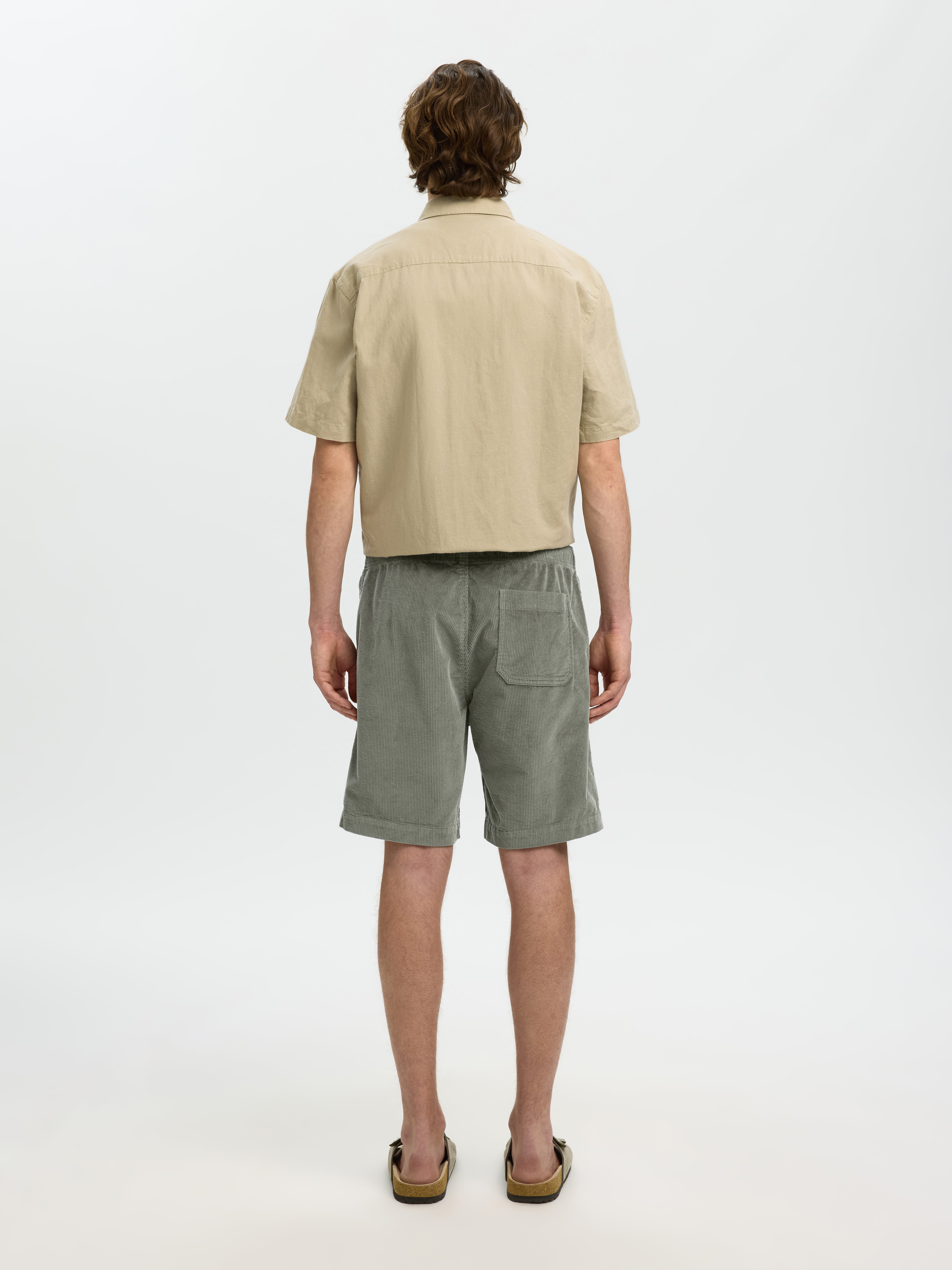 Selected homme Herren Shorts Vetiver