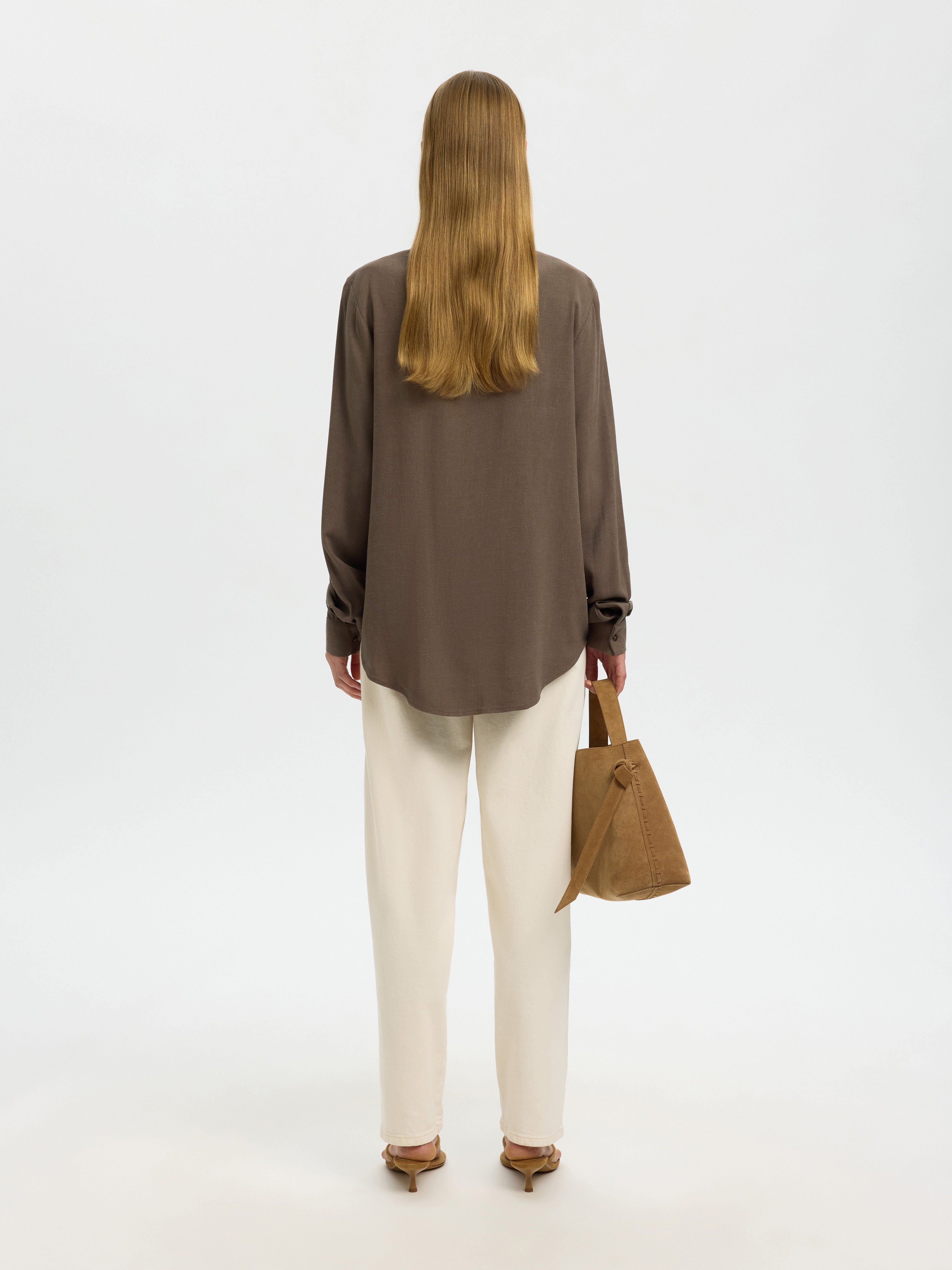 Selected Femme Damen Blusen Chocolate Chip
