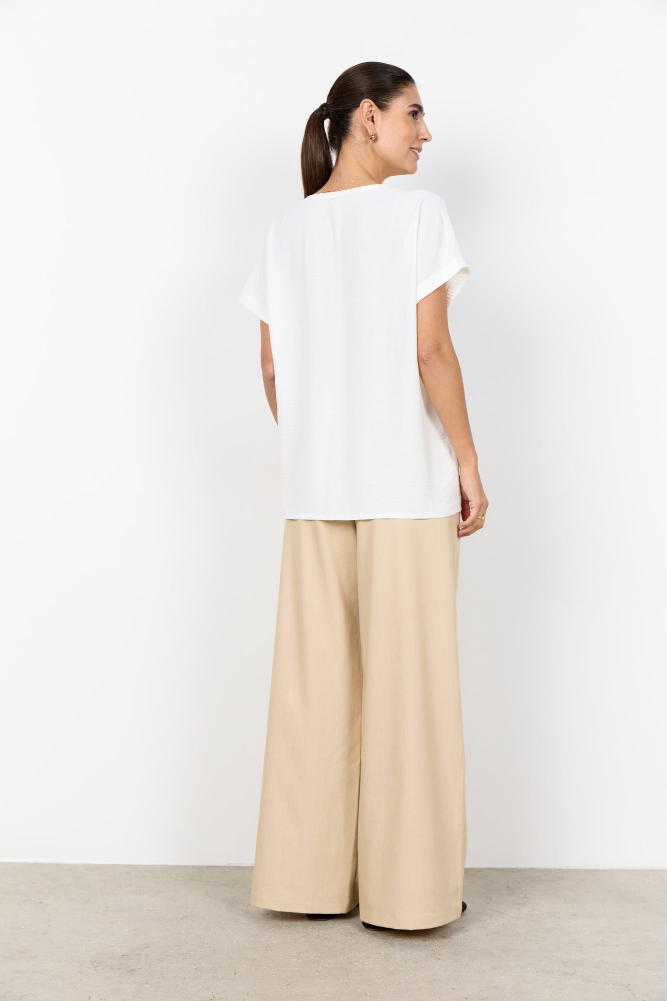 Soya Concept Damen Blusen Offwhite