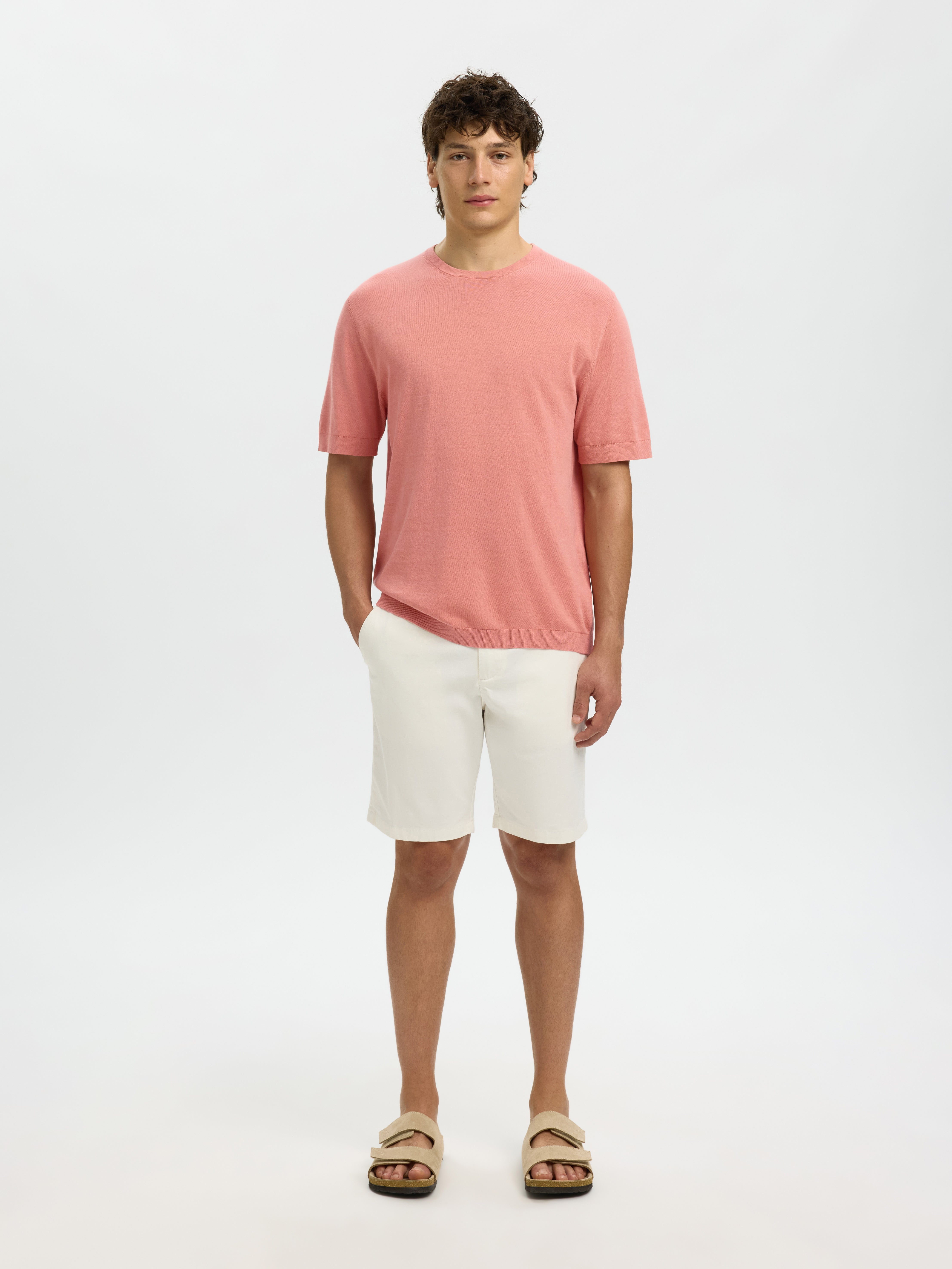 Selected homme Herren Pullover  Rose Daw