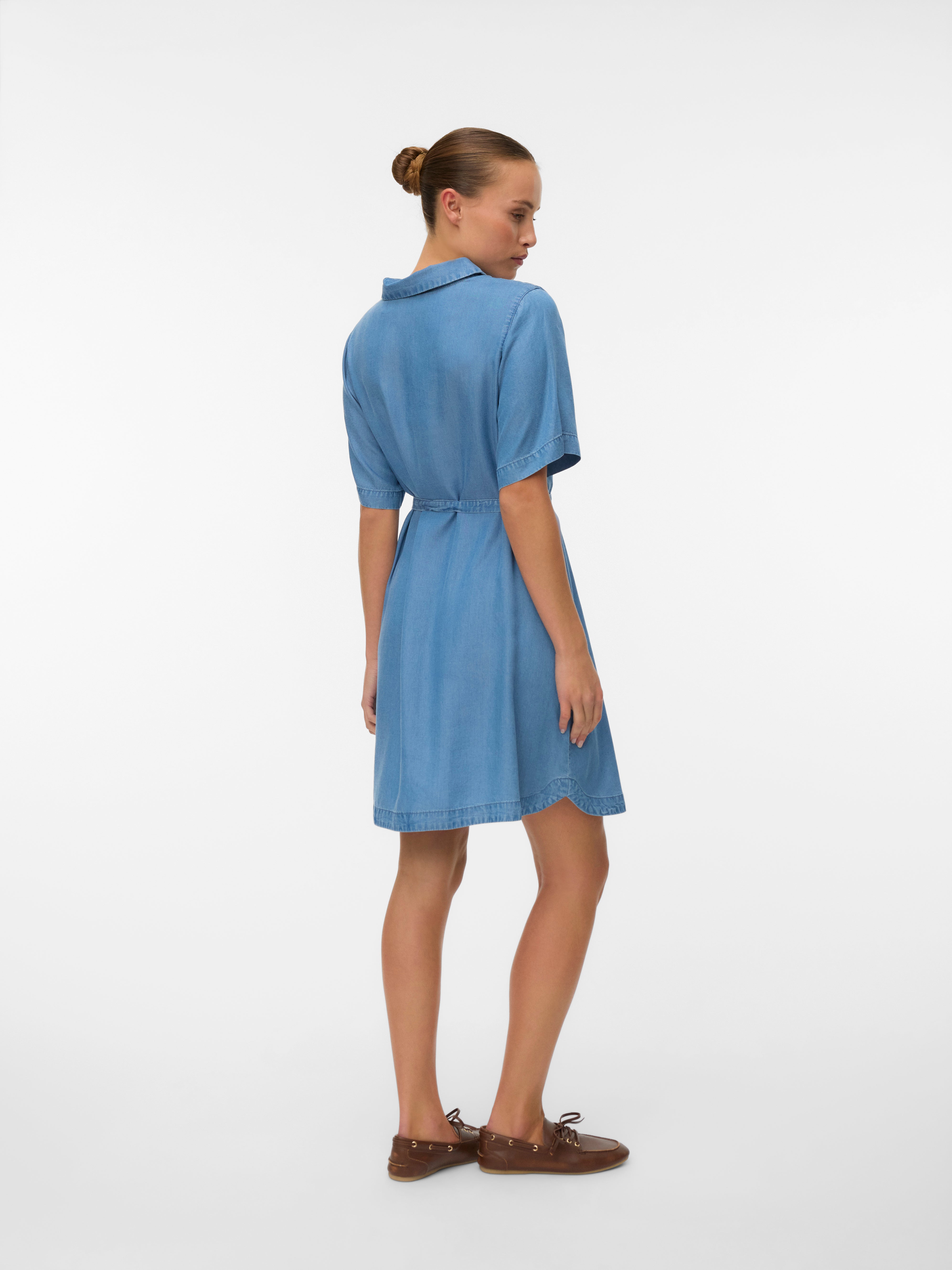 Vero Moda Damen Kleider Medium Blue Den