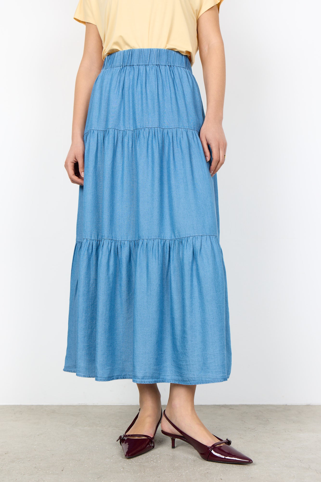 Soya Concept Damen Rock Medium Blue