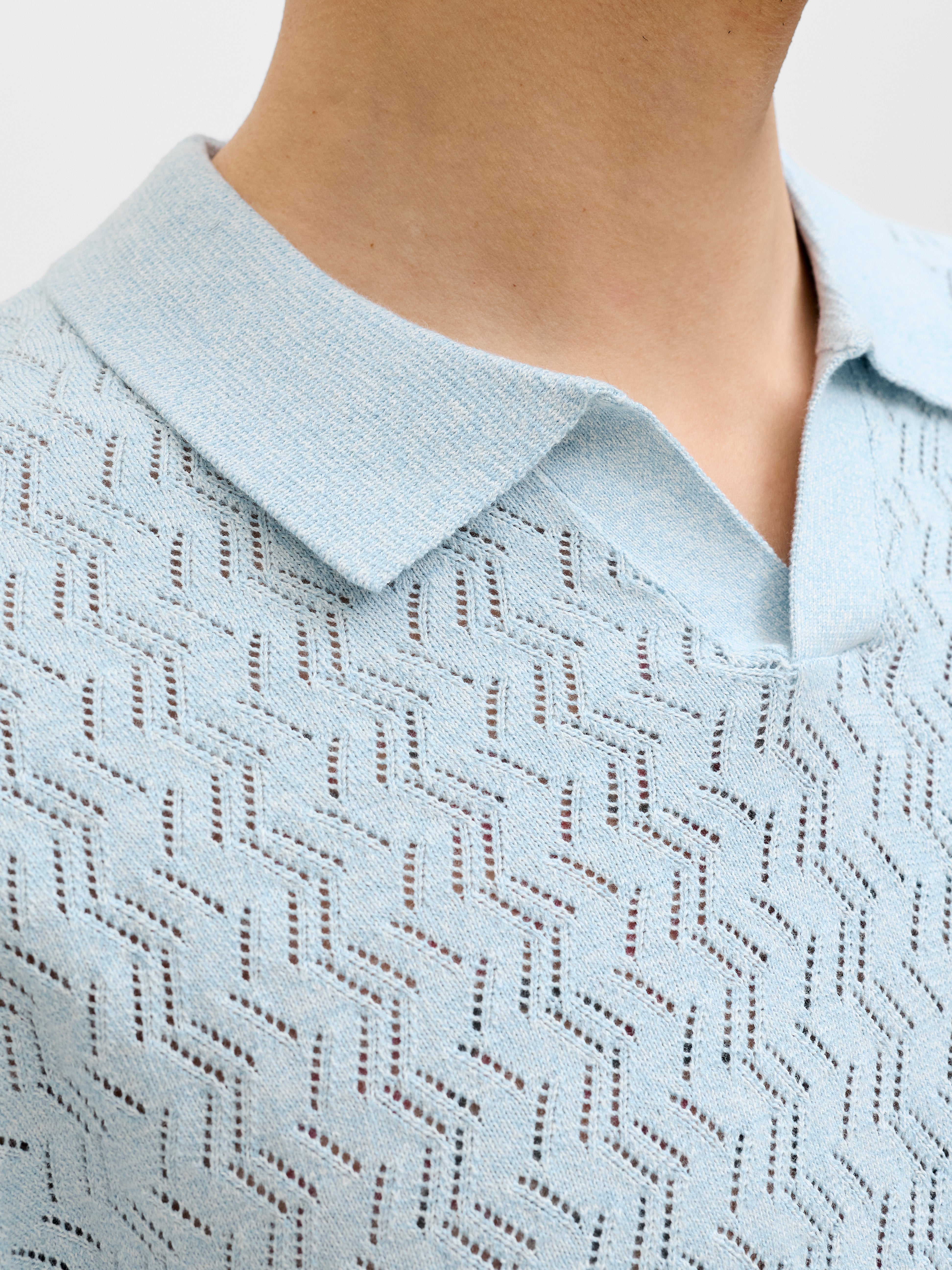 Jack & Jones Herren Polo-Shirts Cashmere Blue