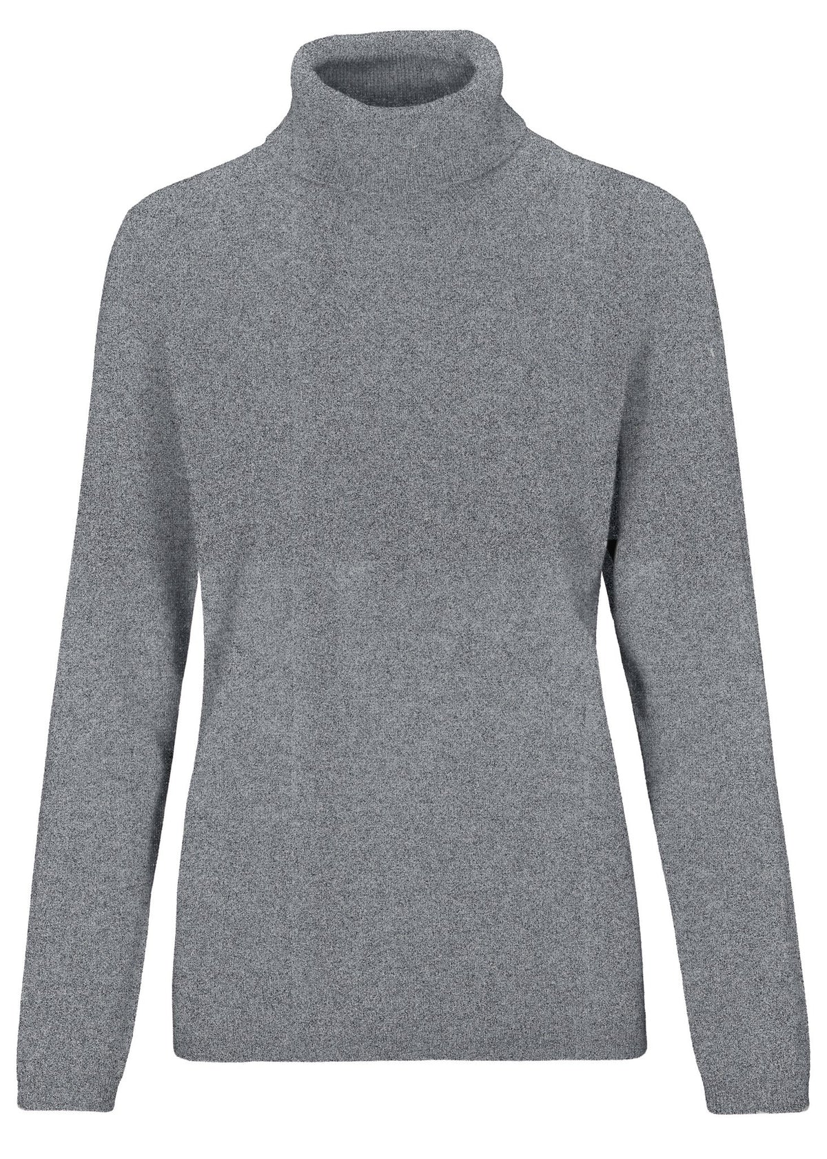 Clarina Damen Pullover  Flanell Mel
