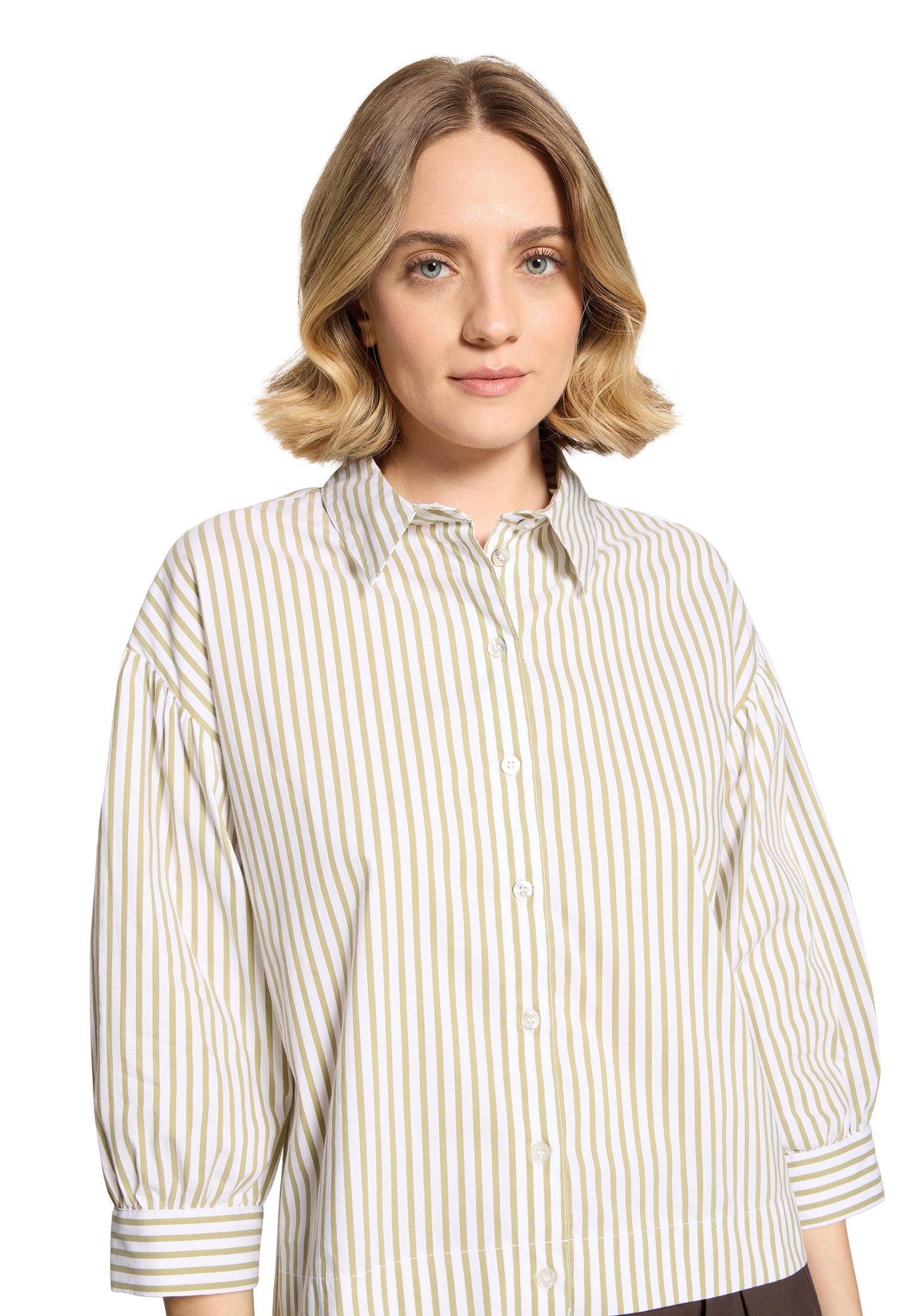 Cartoon Damen Blusen Cream/Khaki