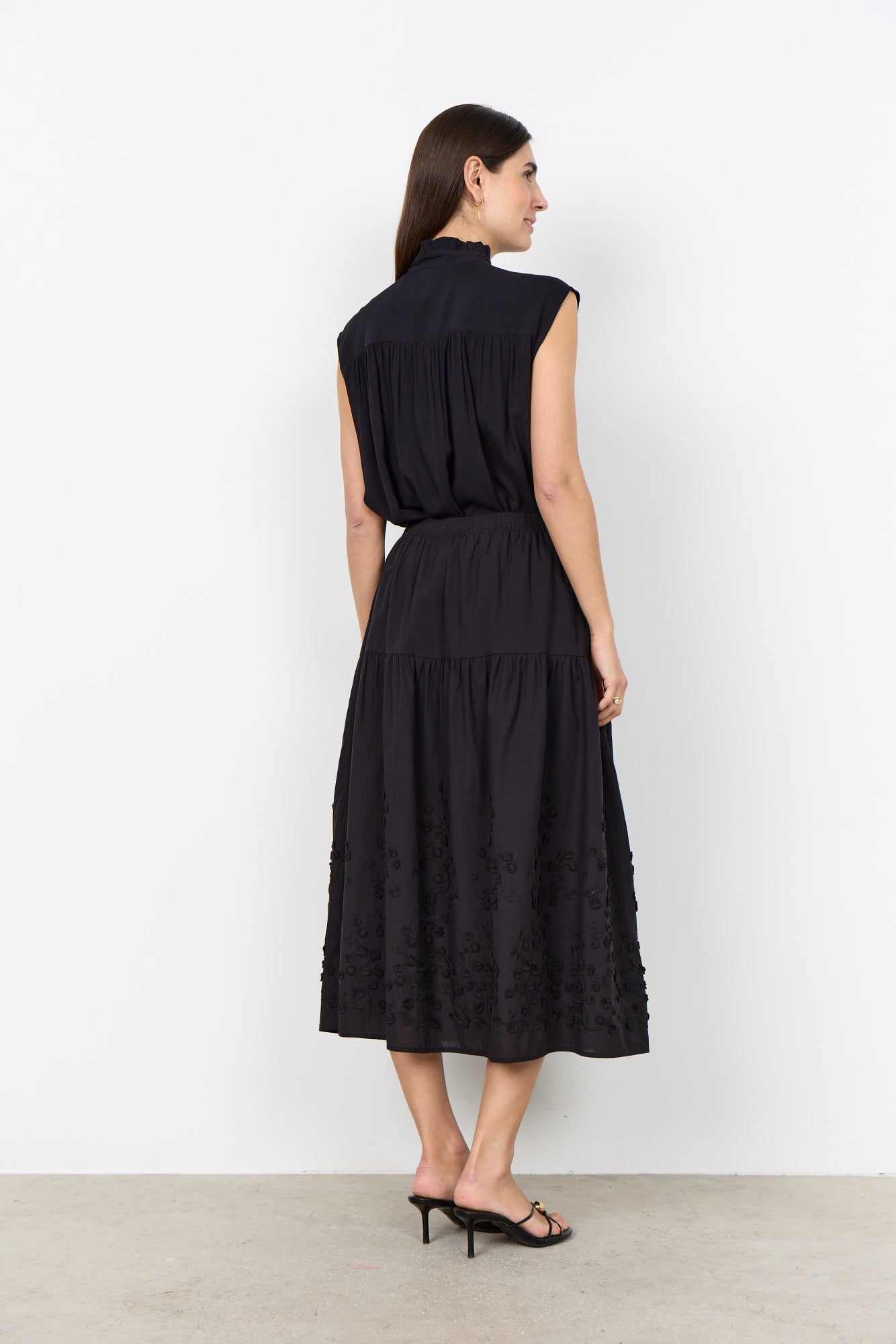 Soya Concept Damen Blusen kurz Black