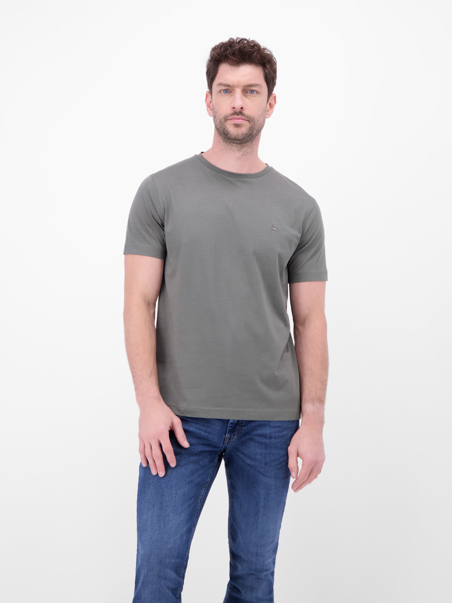 Lerros Herren T-Shirts kurz Basalt Grey