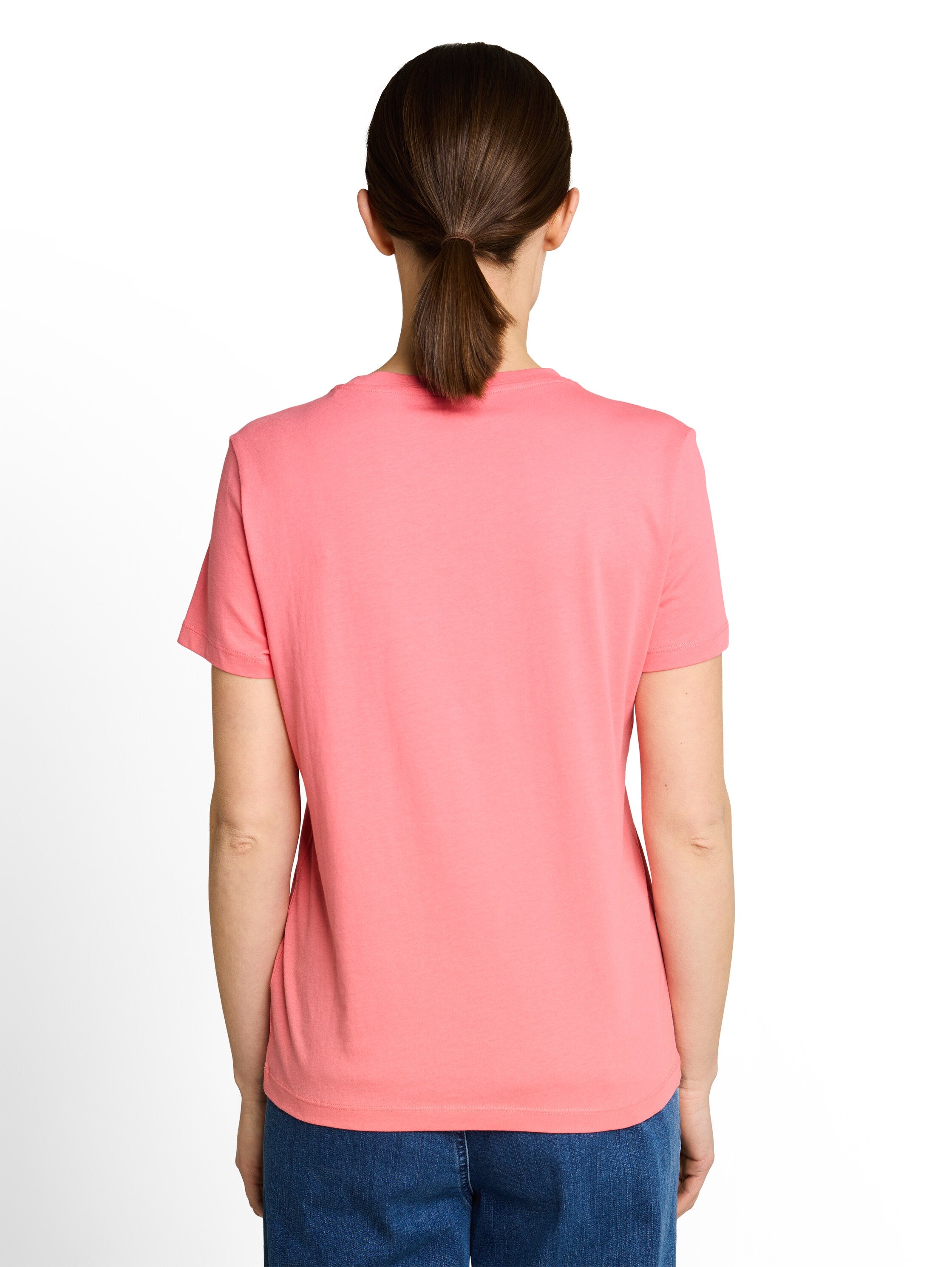 Tom Tailor Damen T-Shirts Soft Fuchsia Pi
