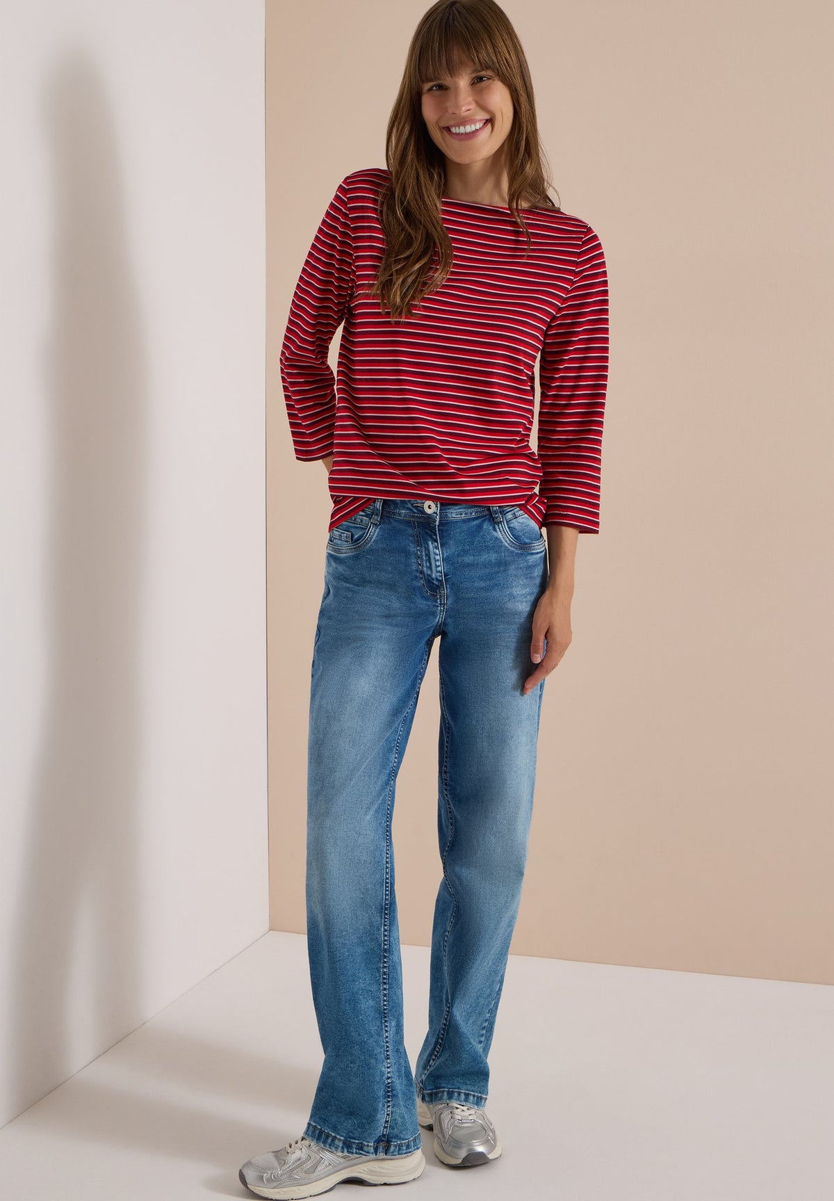 Cecil Damen T-Shirts Red Wine