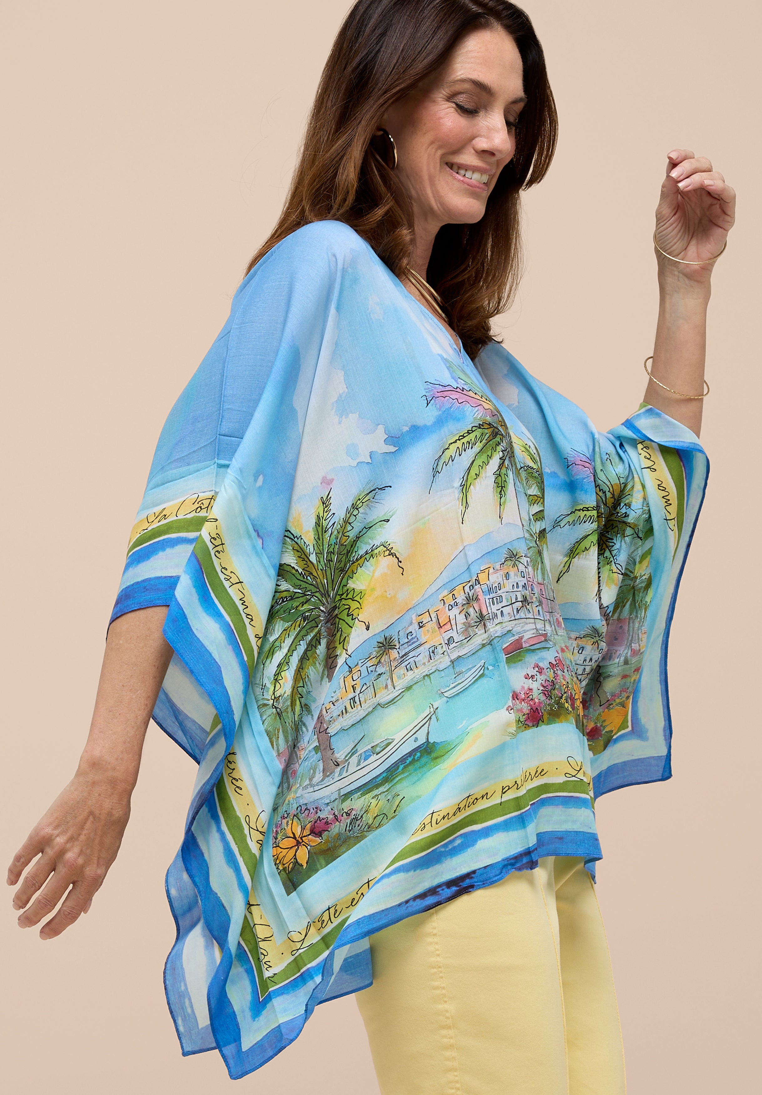 Bianca Damen Blusen Blue Mix