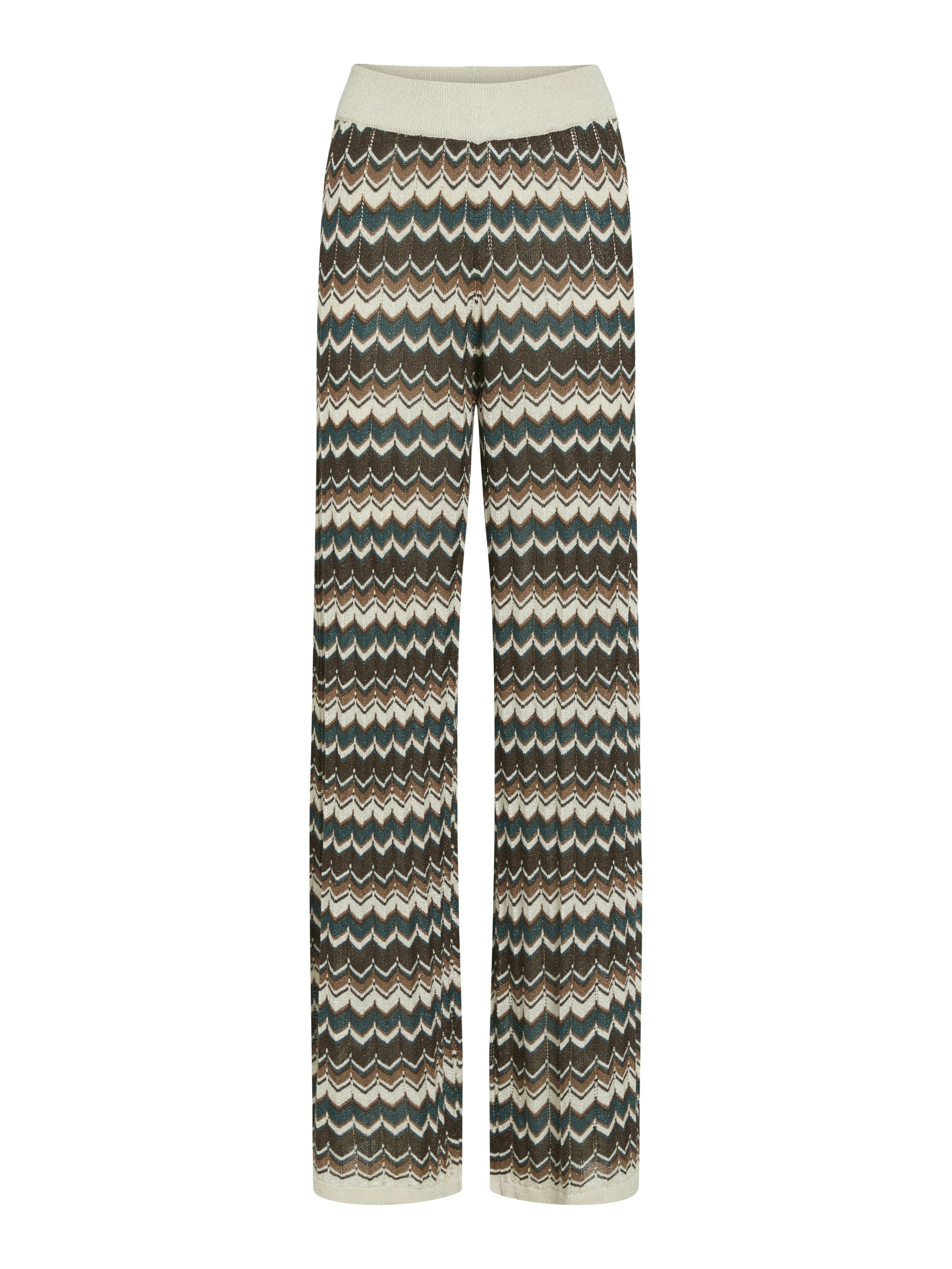 Vila Damen Hosen Birch/Multi Col