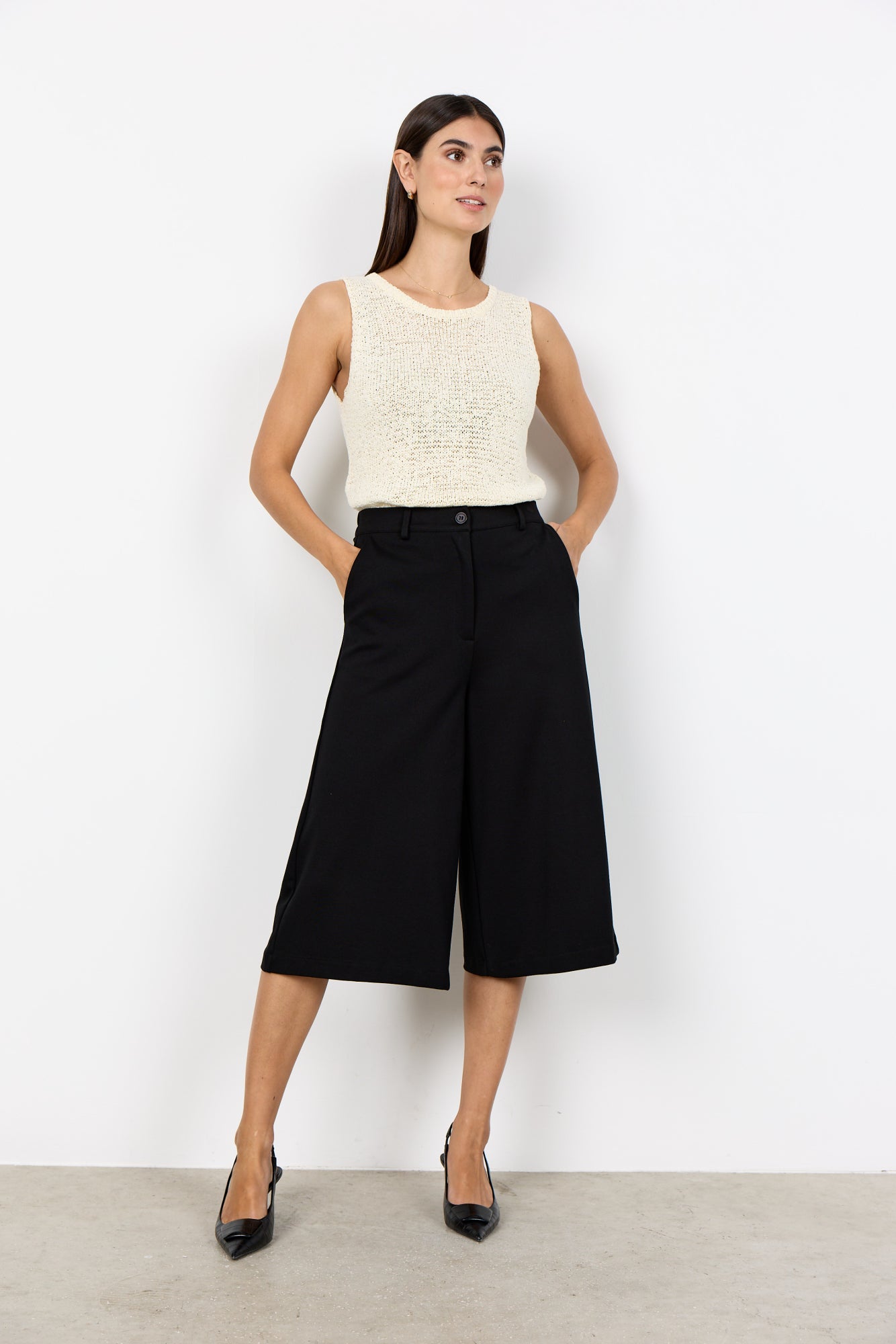 Soya Concept Damen Hosen Black
