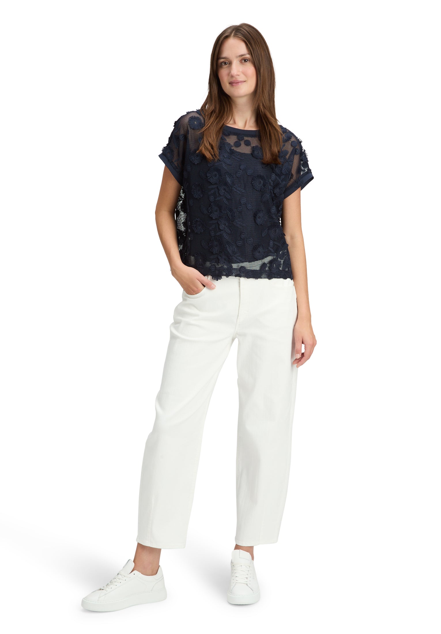 Betty & Co Damen Sweatshirts Navy Blue