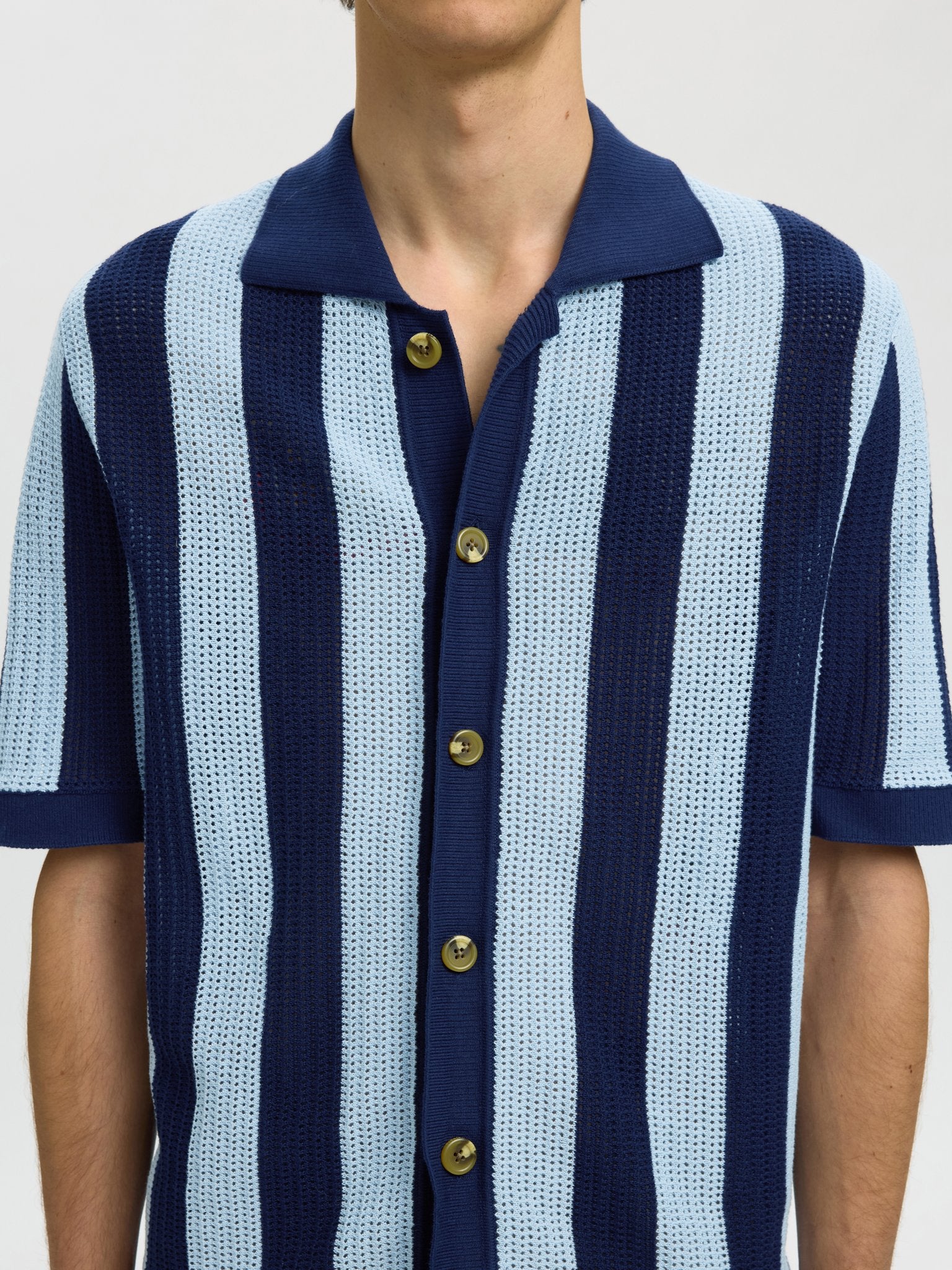 Selected homme Herren Strickjacken Ocean