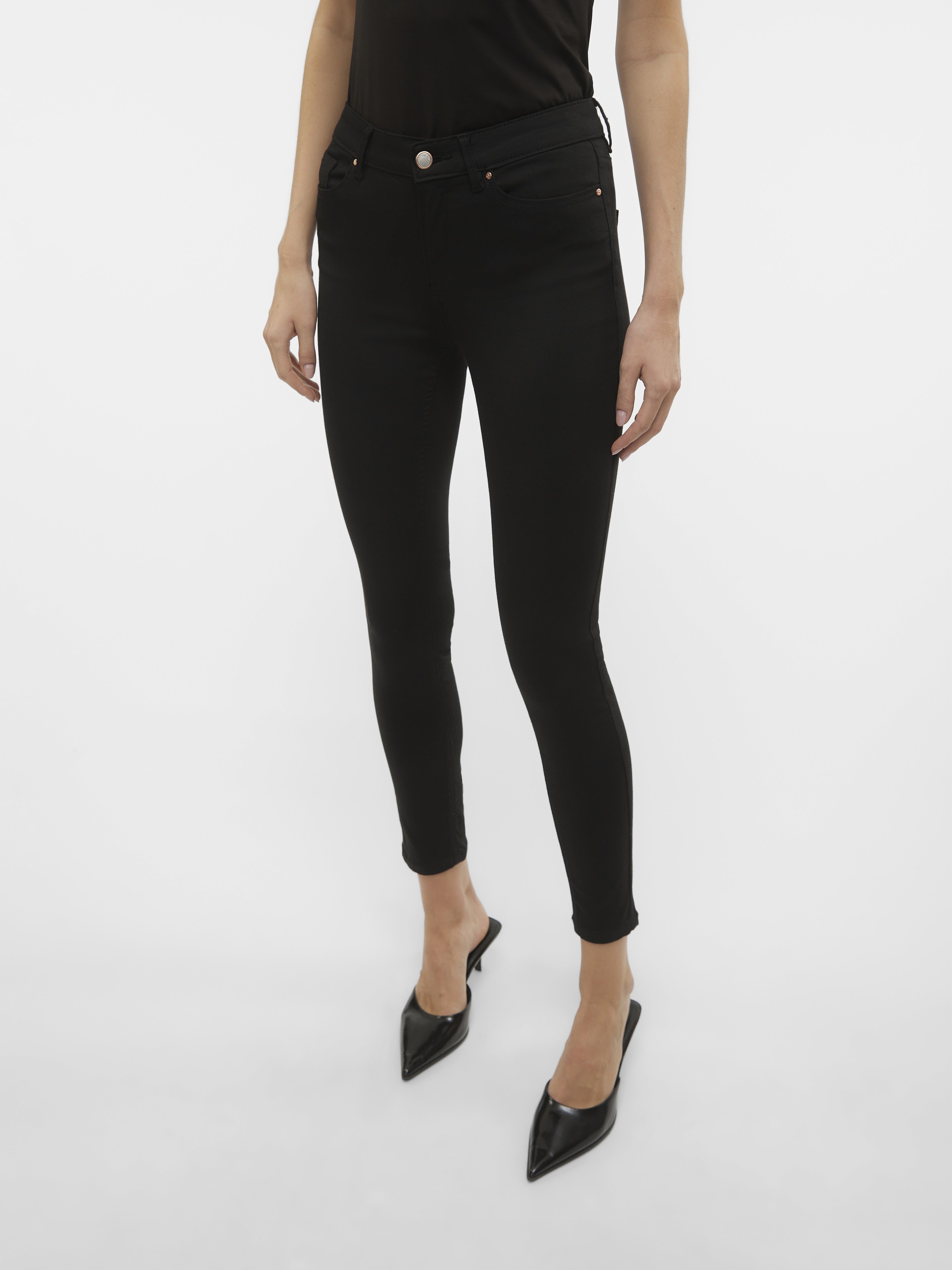 Vero Moda Damen Jeans Black