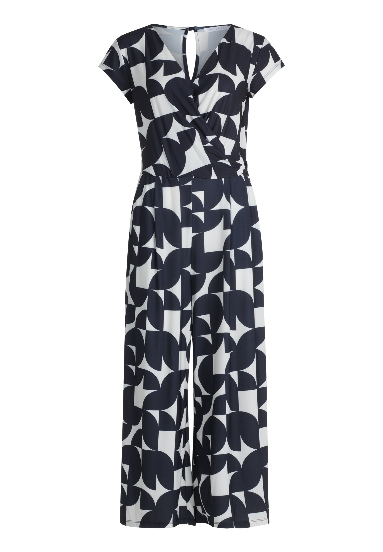 Betty & Co Damen Jumpsuits Black/Cream