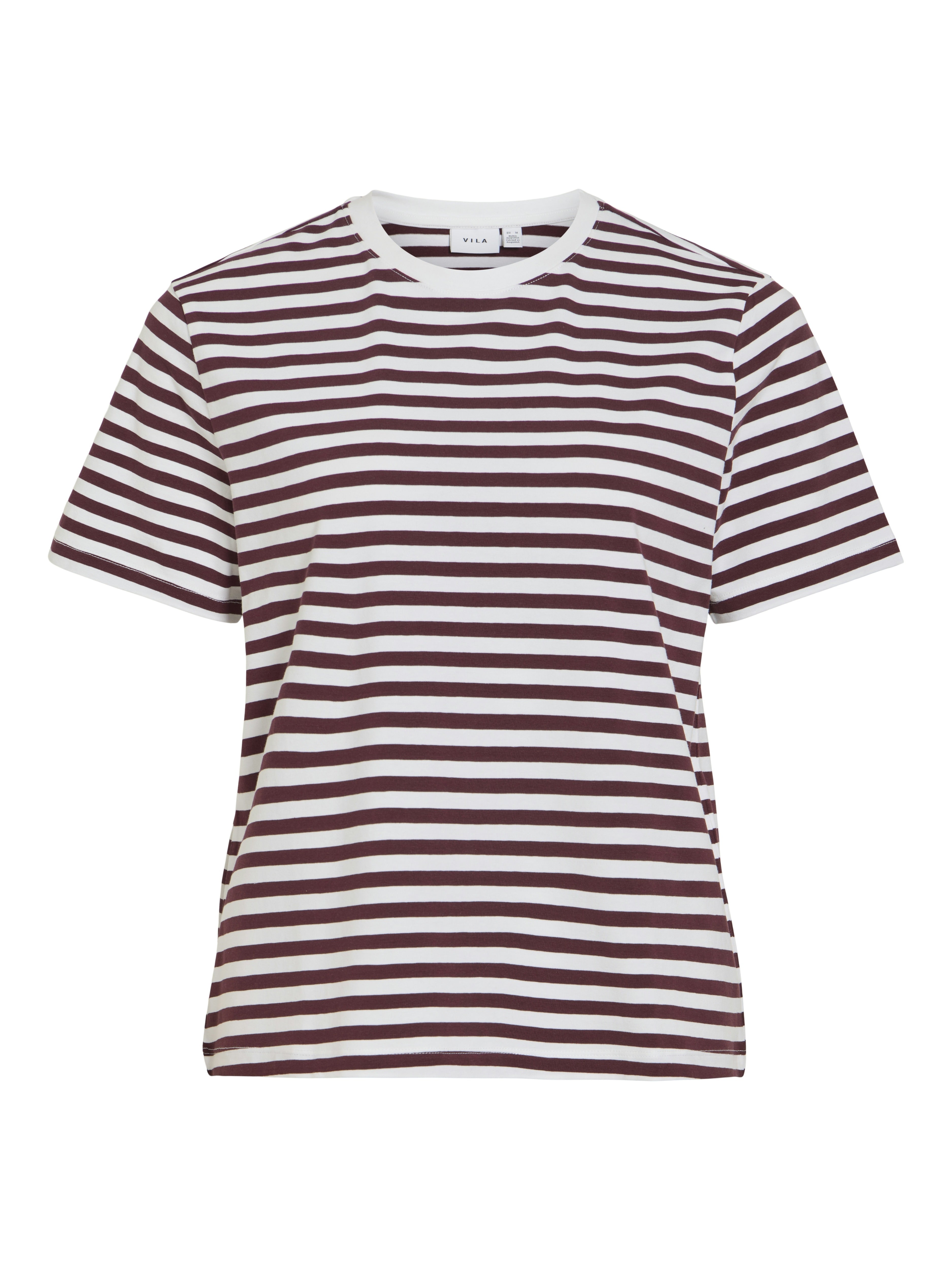 Vila Damen T-Shirts Port Royale/Opt