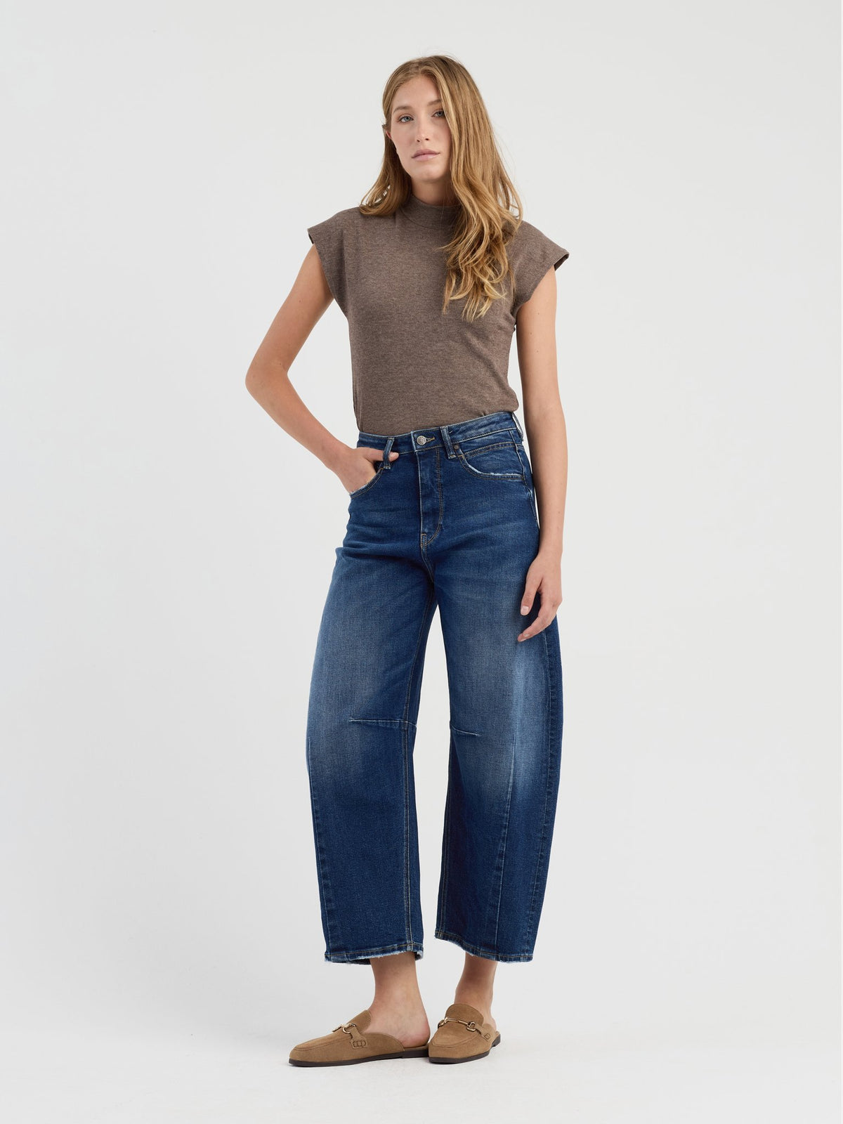 Gang Damen Jeans  Midblue De