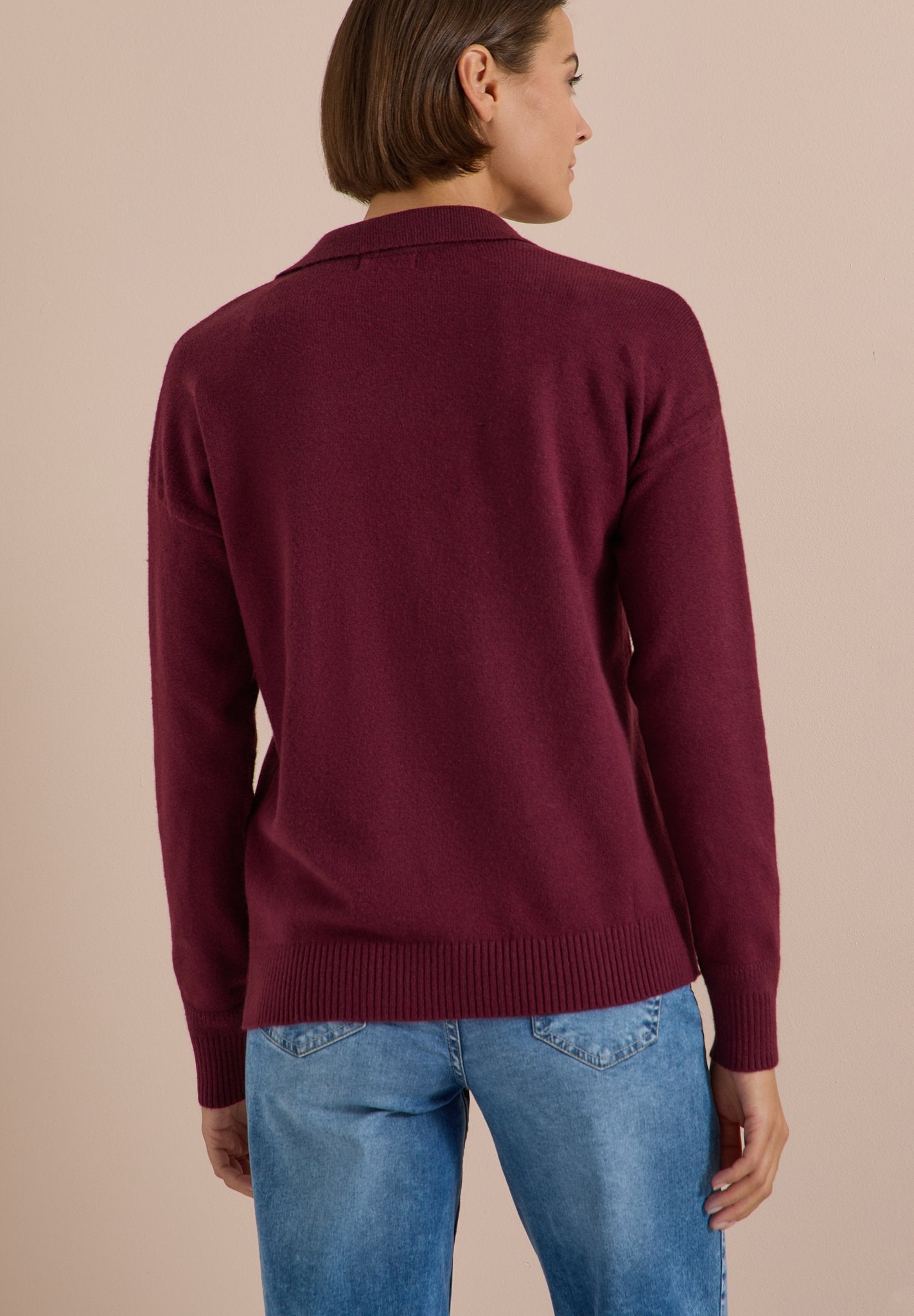 Cecil Damen Pullover Red Wine
