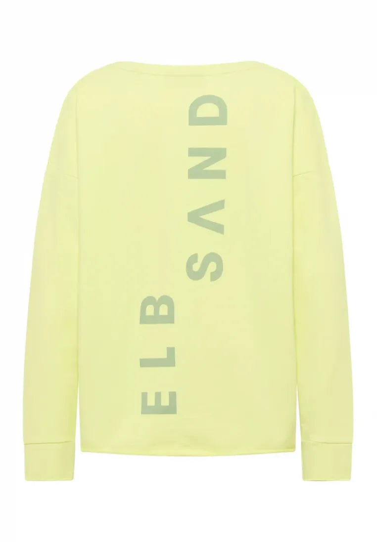 Elbsand Damen Sweatshirts  Sunny Lime