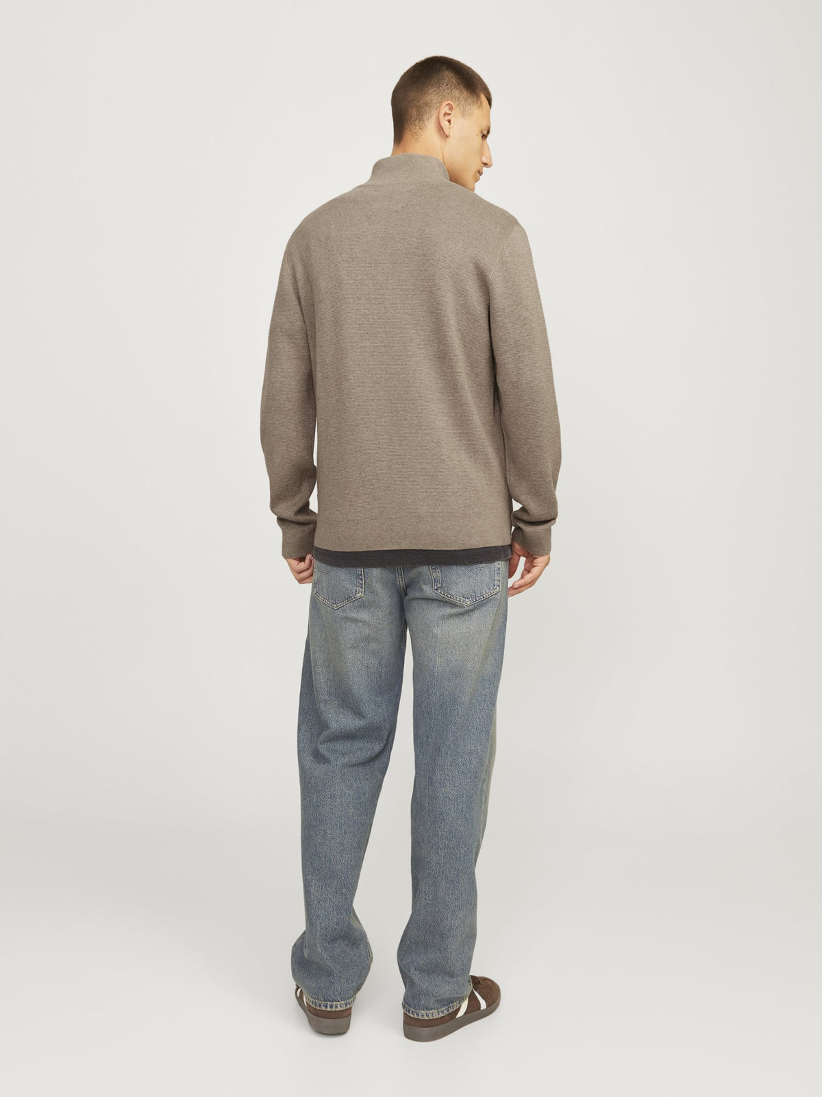 Jack & Jones Herren Pullover Greige/Melange