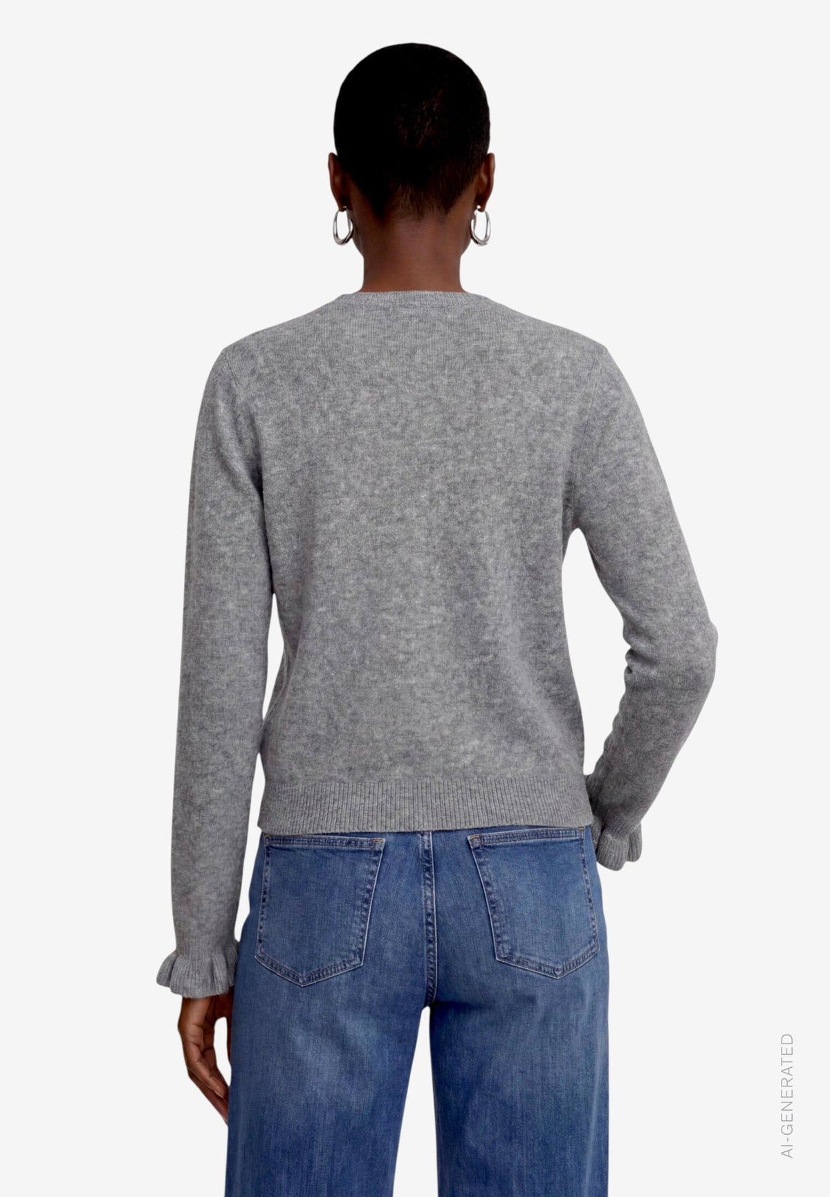 Zero Damen Strickjacken True Grey Melan