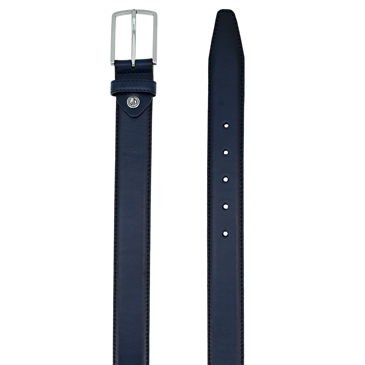 LINDENMANN Herren Gürtel Marine