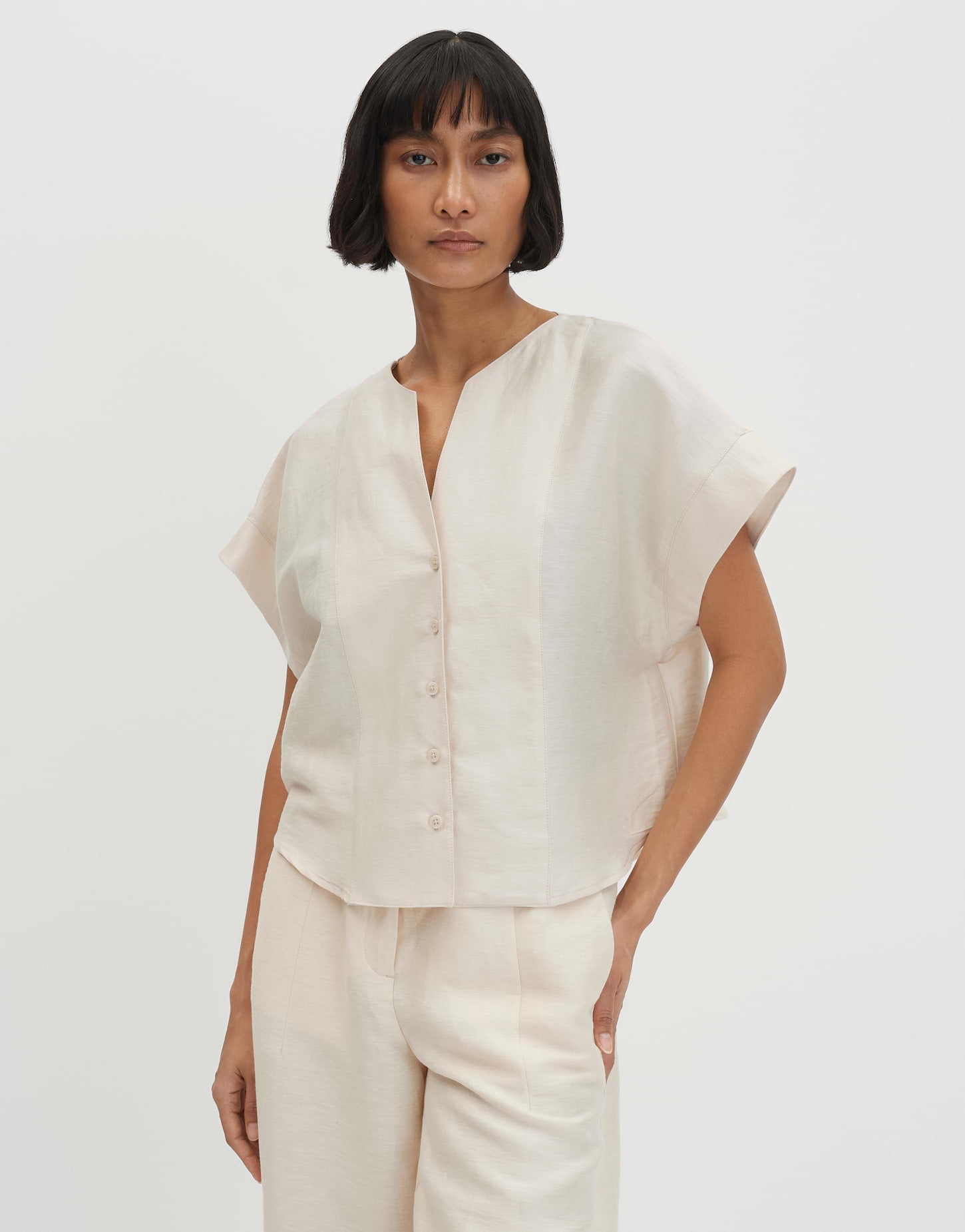 Someday Damen Blusen Natural Glaze