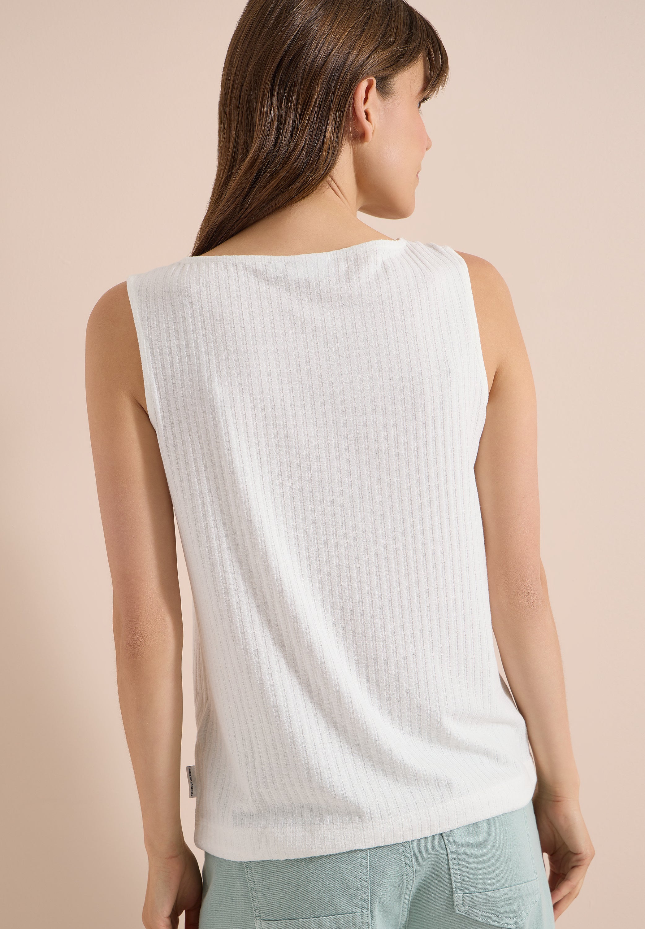 Cecil Damen T-Shirts Vanilla W