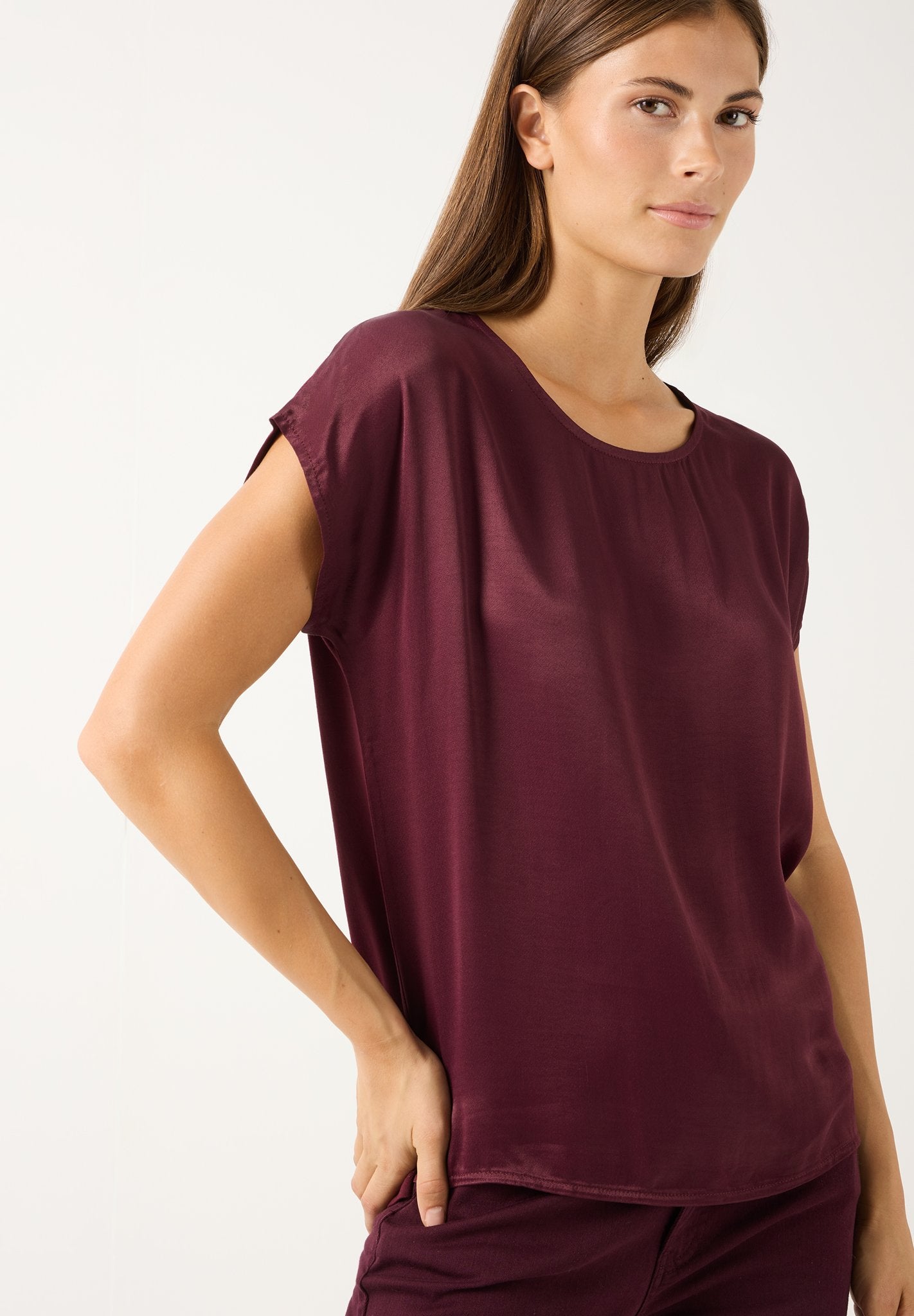 More & More Damen Tops  Pomegranat