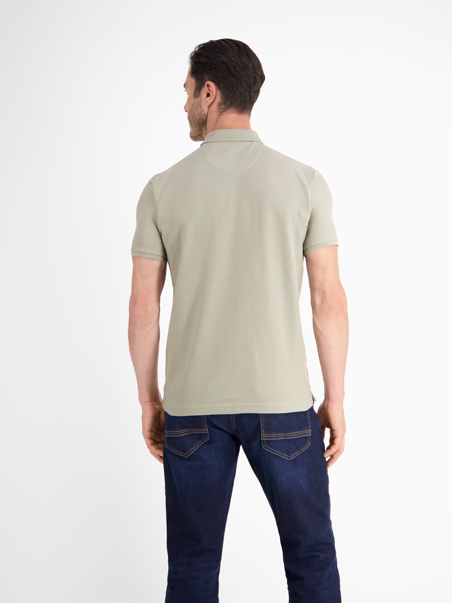 Lerros Herren Polo-Shirts Soft Stone