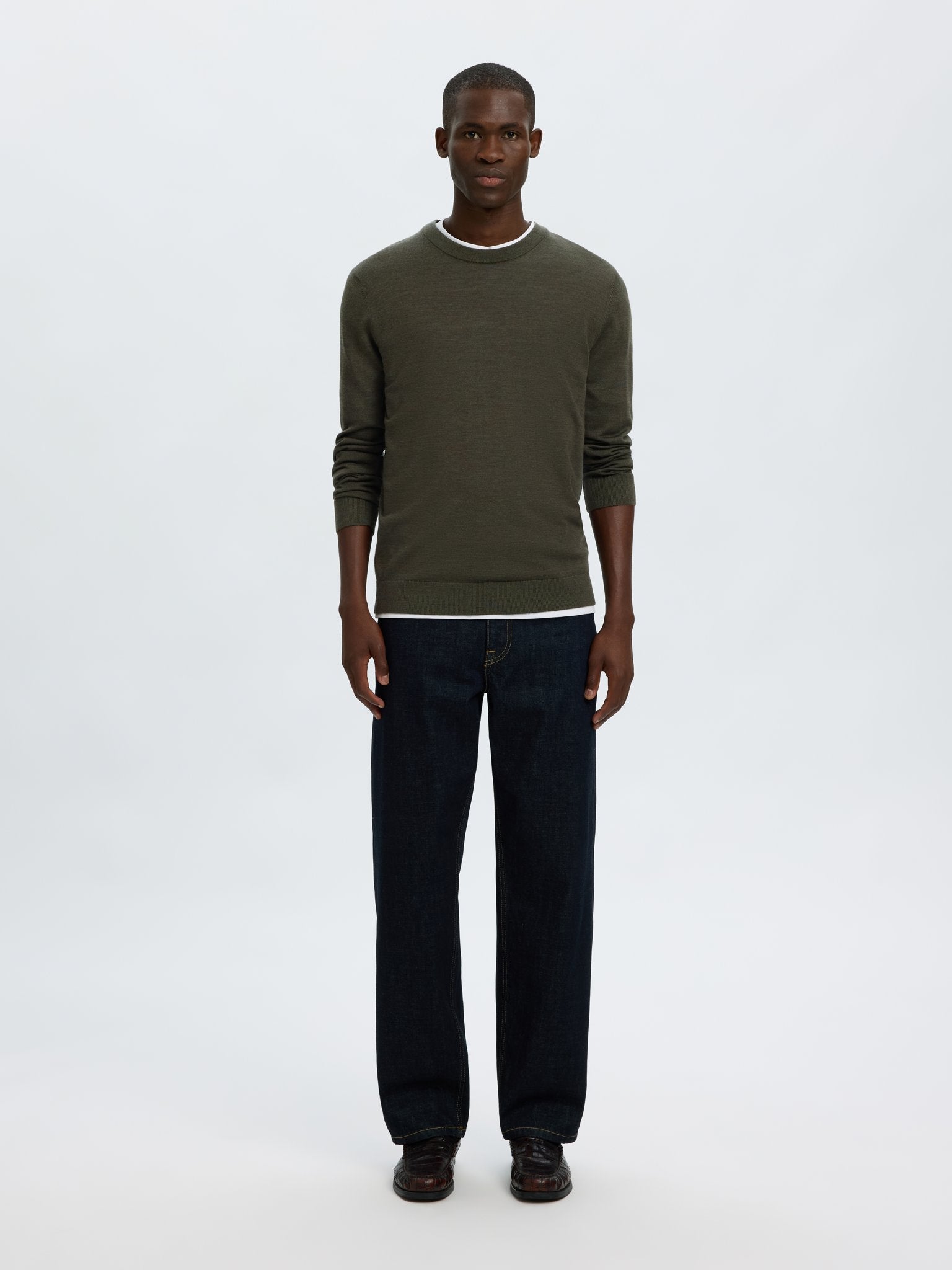 Selected homme Herren Pullover  Forest N