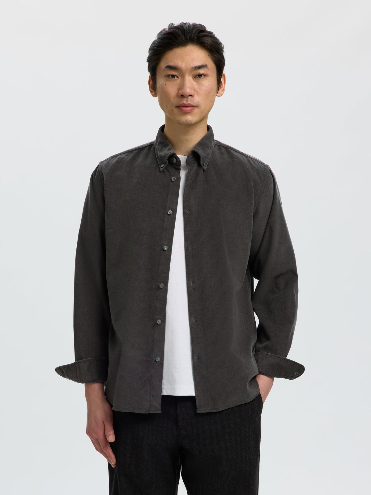 Selected homme Herren Hemden  Dark Sha